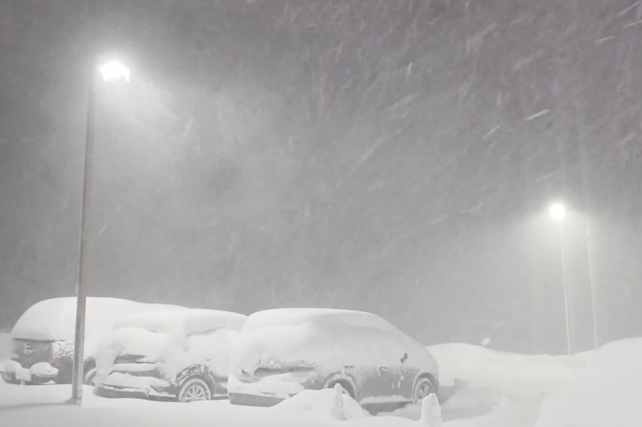 The New York branch of the National Weather Service shared that its Upton office was being blasted with snow