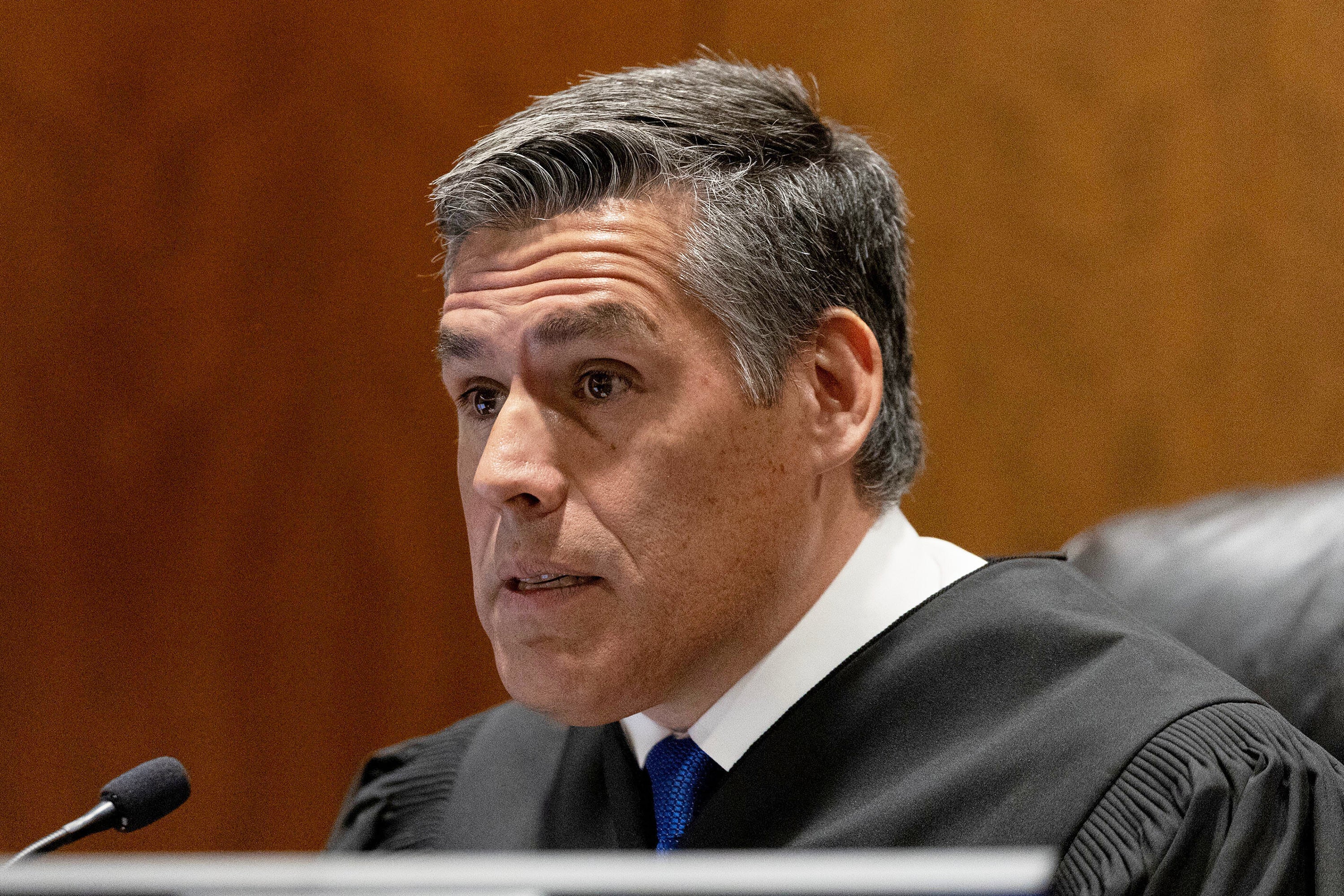 State District Judge Tony Graf ruled Tuesday that there is “not a significant risk” that Deputy Utah County Attorney Chad Grunander's loyalty to his daughter will affect his work or interfere with Robinson's rights.