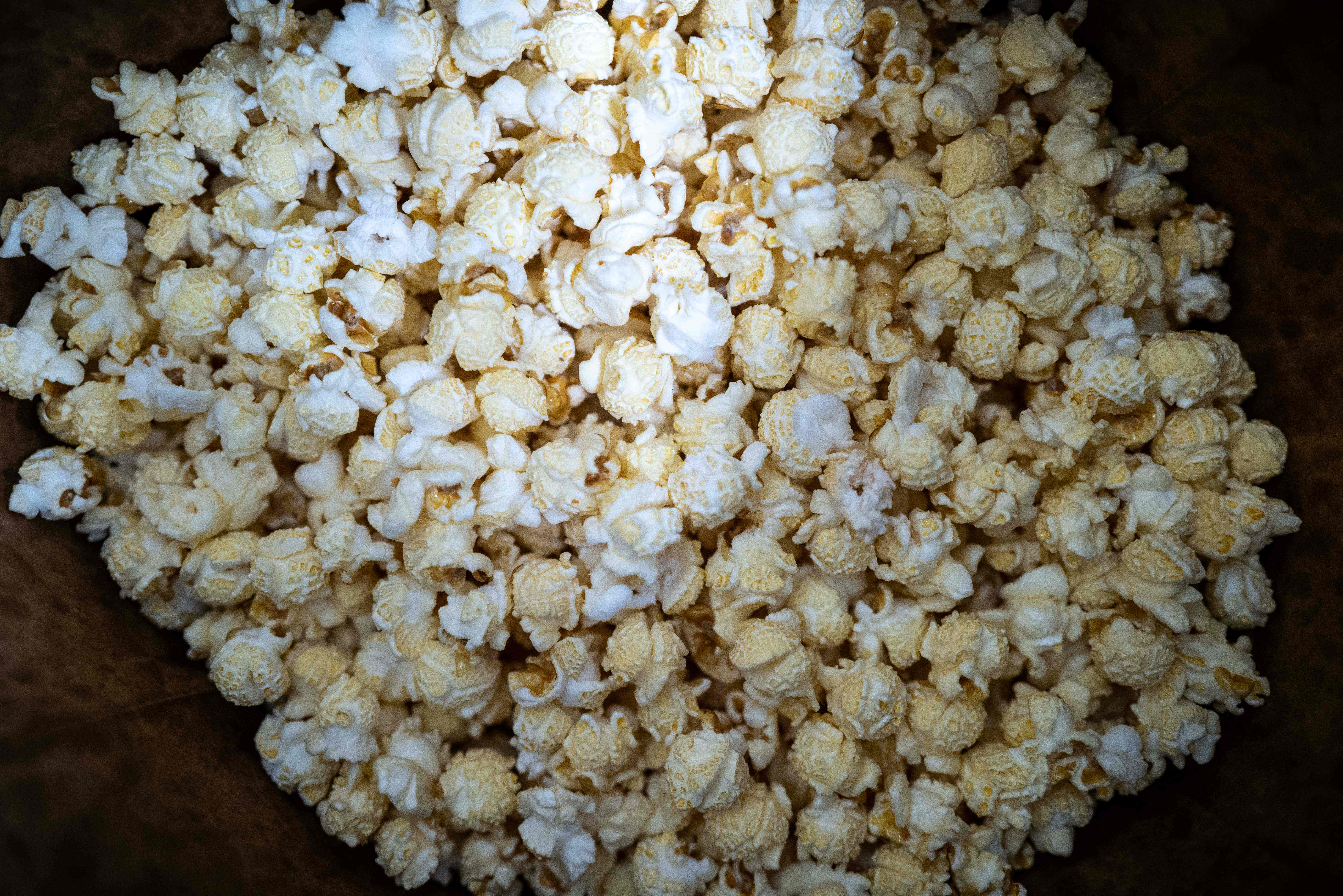 Popcorn in the laboratory of the Natais popcorn factory in Bezeril