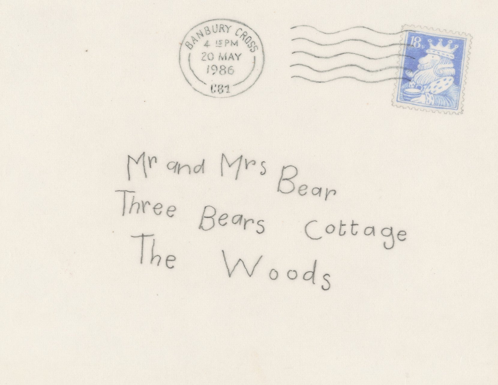 Џенет Алберг је опонашала дечији рукопис за писмо извињења Златокосе три медведа