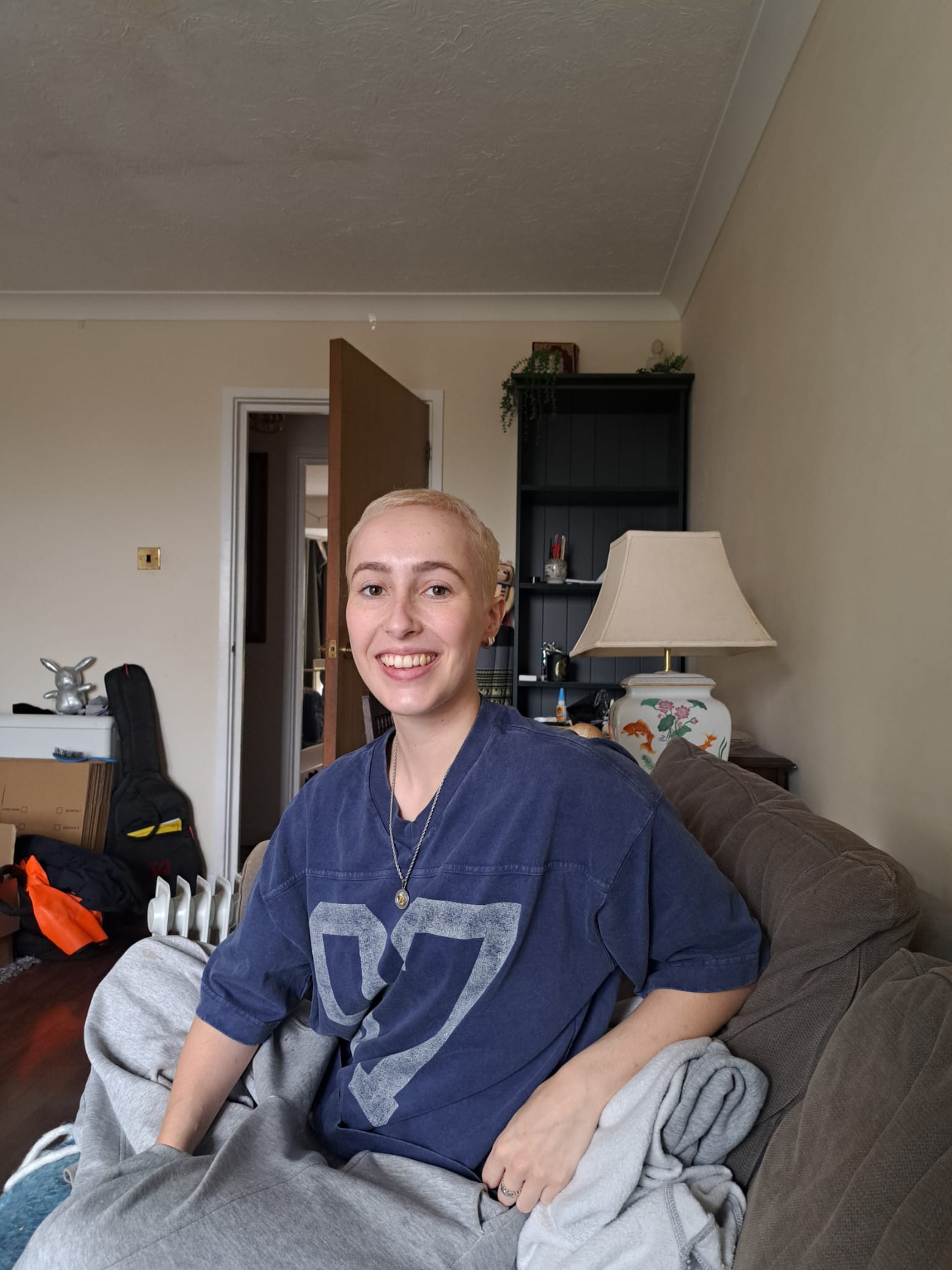 Caitlin had a successful stem cell transplant and is now on a new drug trial
