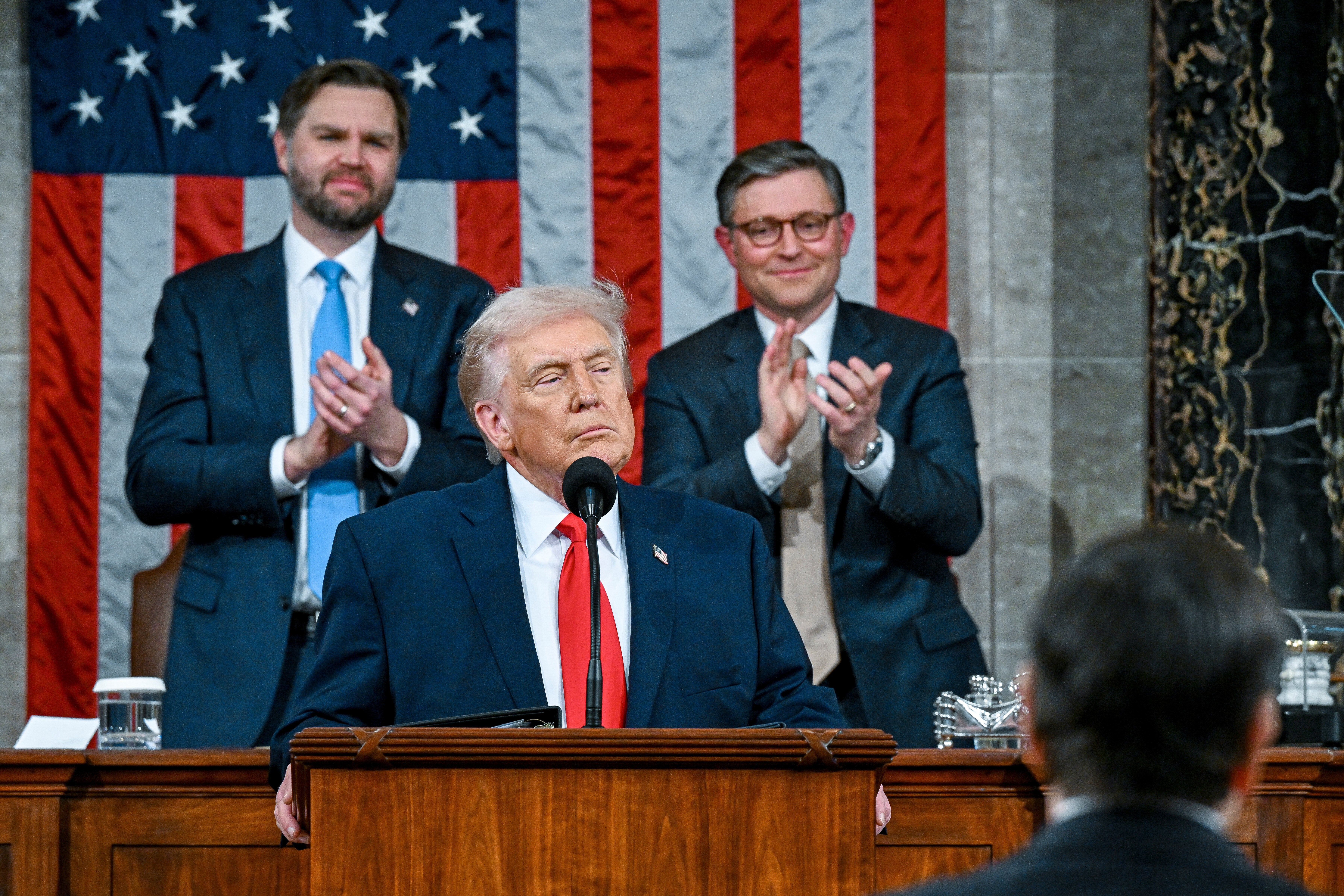 Donald Trump’s speech focused considerable amounts of time on foreign policy and the military, while his domestic strategy was largely covered up by outlandish boasting