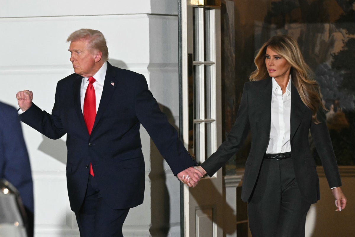 Trump admits Melania doesn’t like the sound of construction at the White House but ‘it makes me happy’