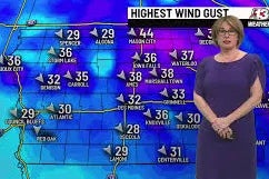 Jeriann Ritter has been a weather reporter at Des Moines station WHO 13 for over 20 years