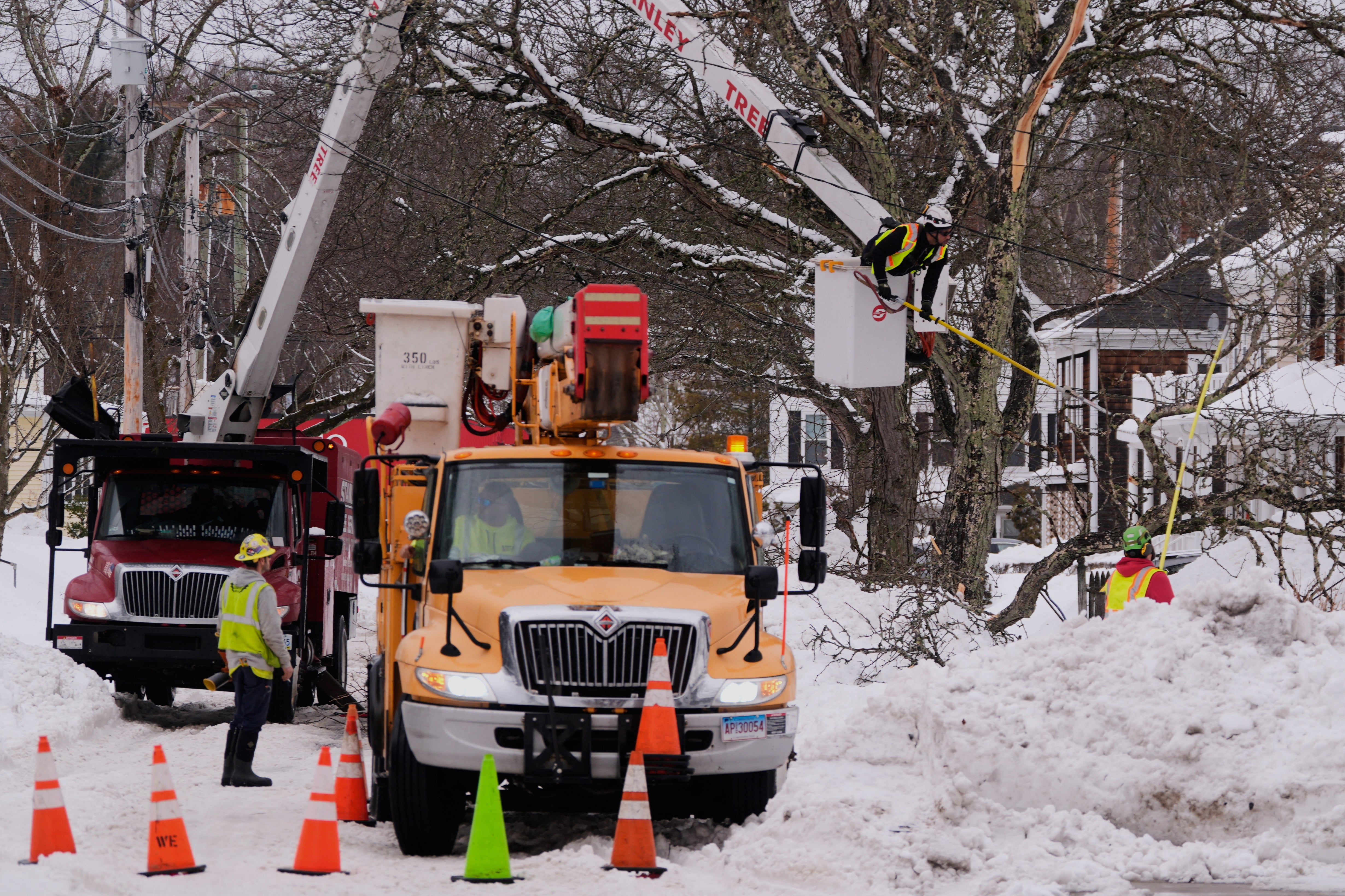 Many Rhode Island residents faced a third straight morning stuck in their homes on Wednesday as some residential streets remain unplowed.