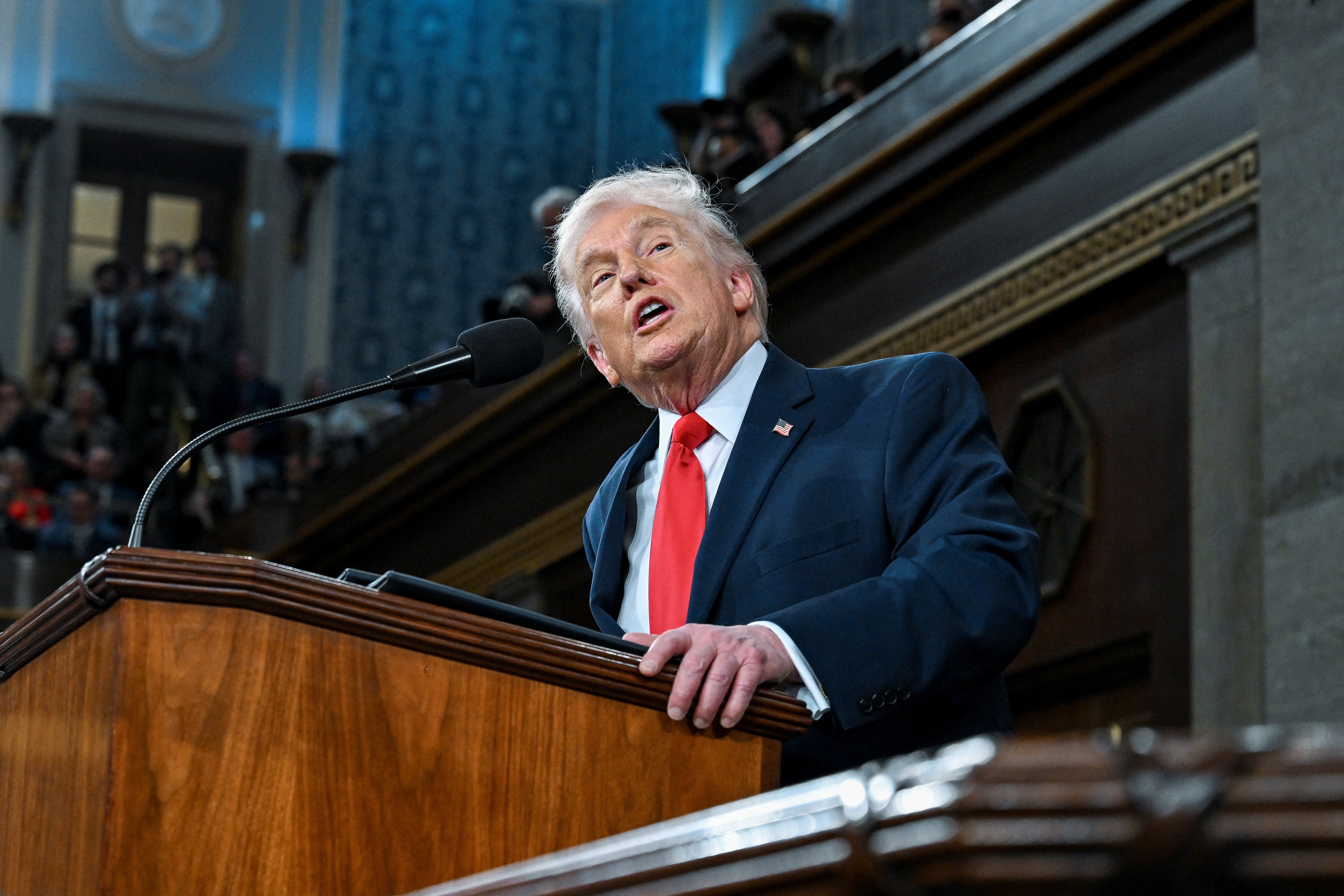 President Trump aimed to give his party a midterm message but mainly blamed his enemies for America’s problems instead