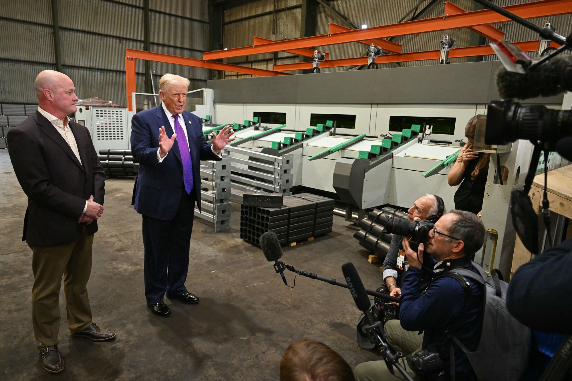 Trump imposed stiff tariffs connected alloy and aluminum successful an effort to unit accumulation backmost to American factories, though nan levies person apt forced manufacturers to raise prices