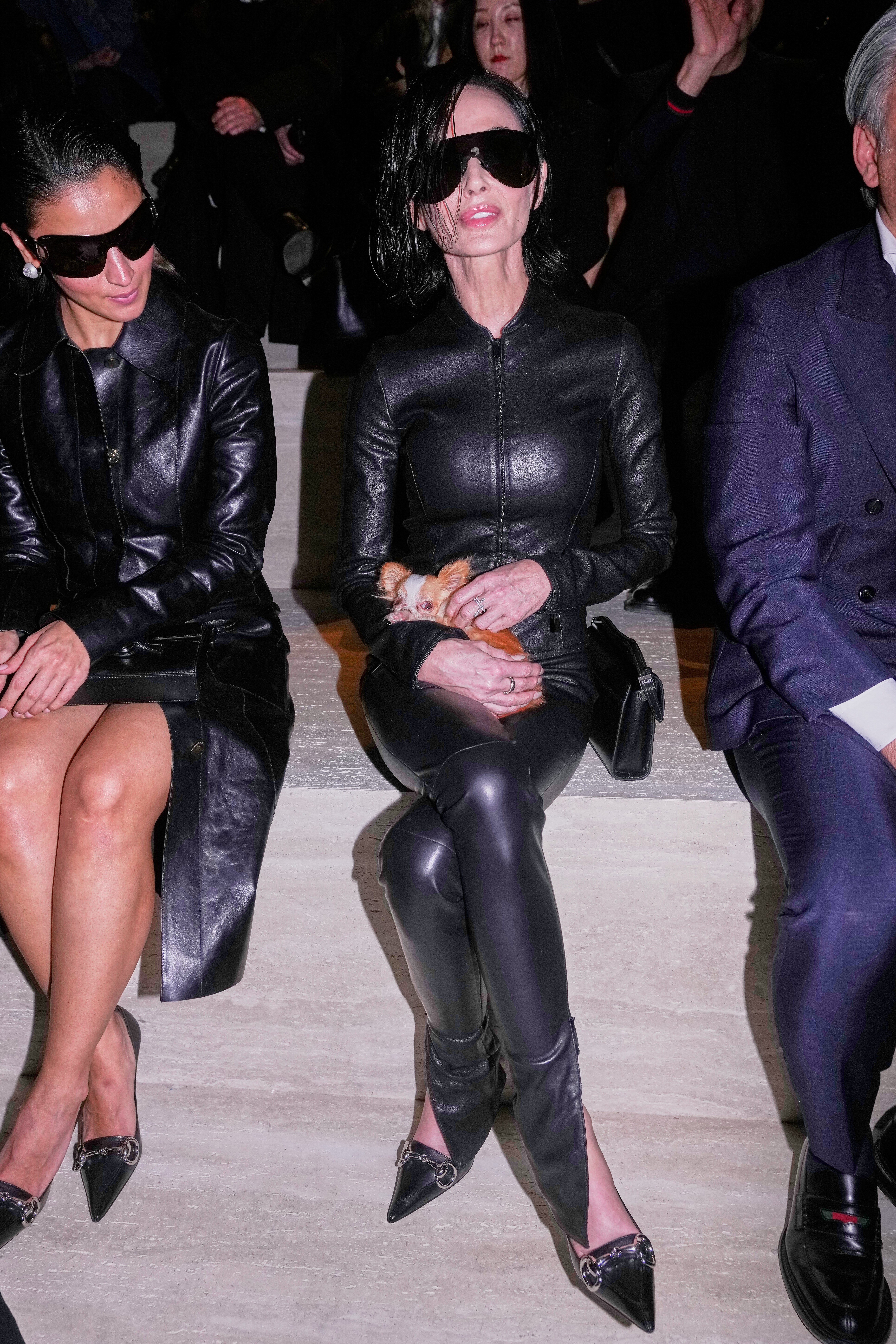 Demi Moore was almost unrecognisable on the front row at Gucci AW26