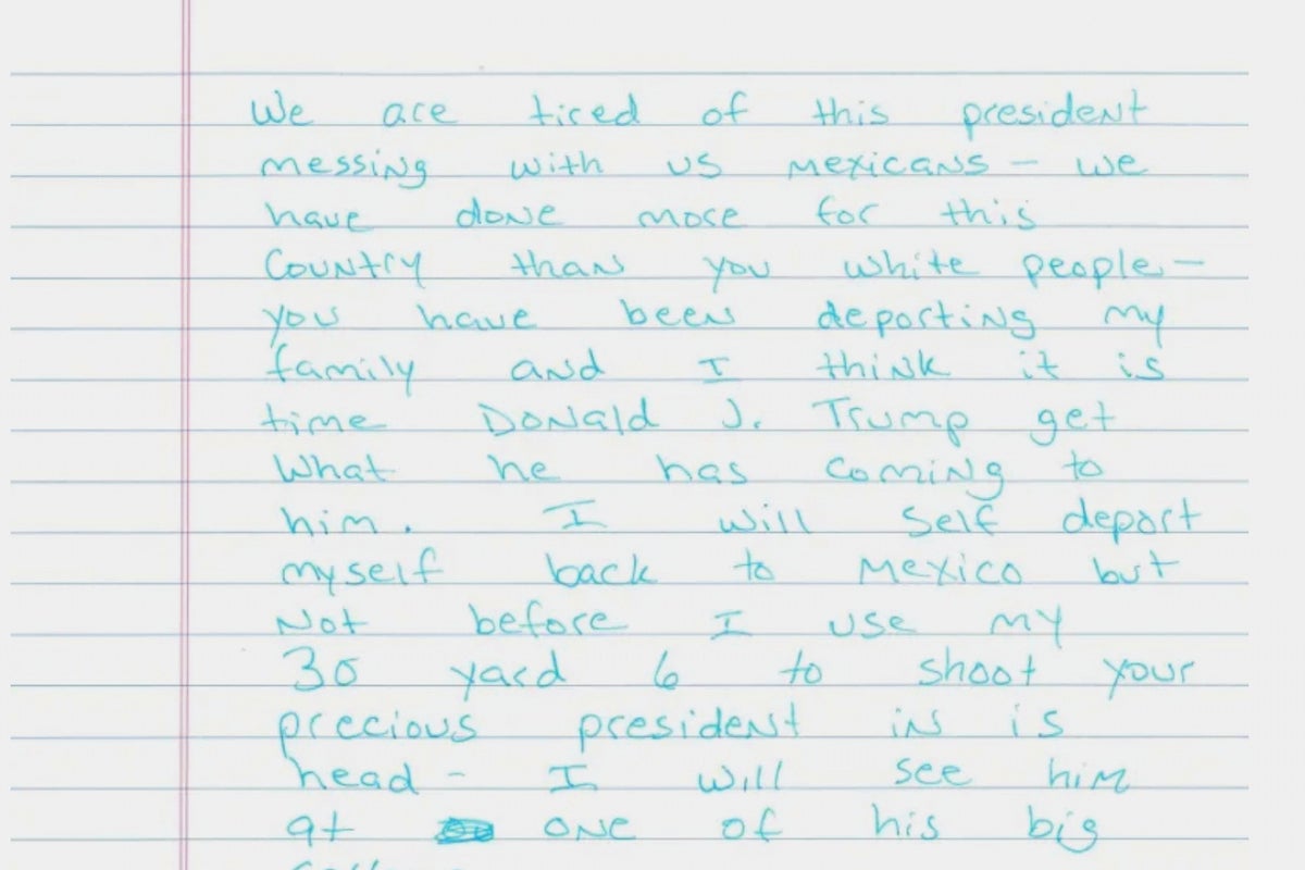 Wisconsin man gets 16½ years in prison for forging threats against Trump in a deportation scheme