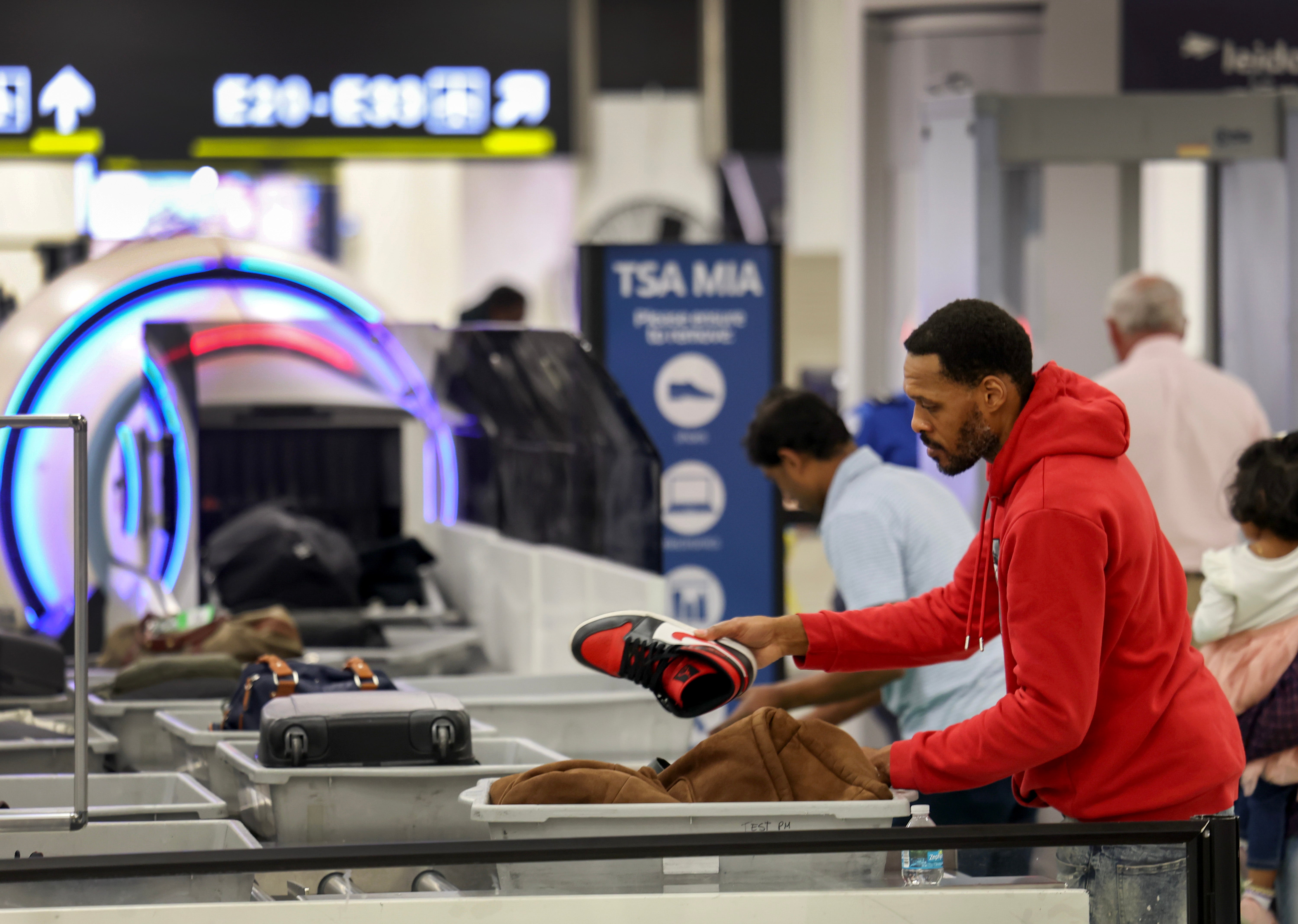 The no-shoes rule was first implemented in 2006 and lifted last year