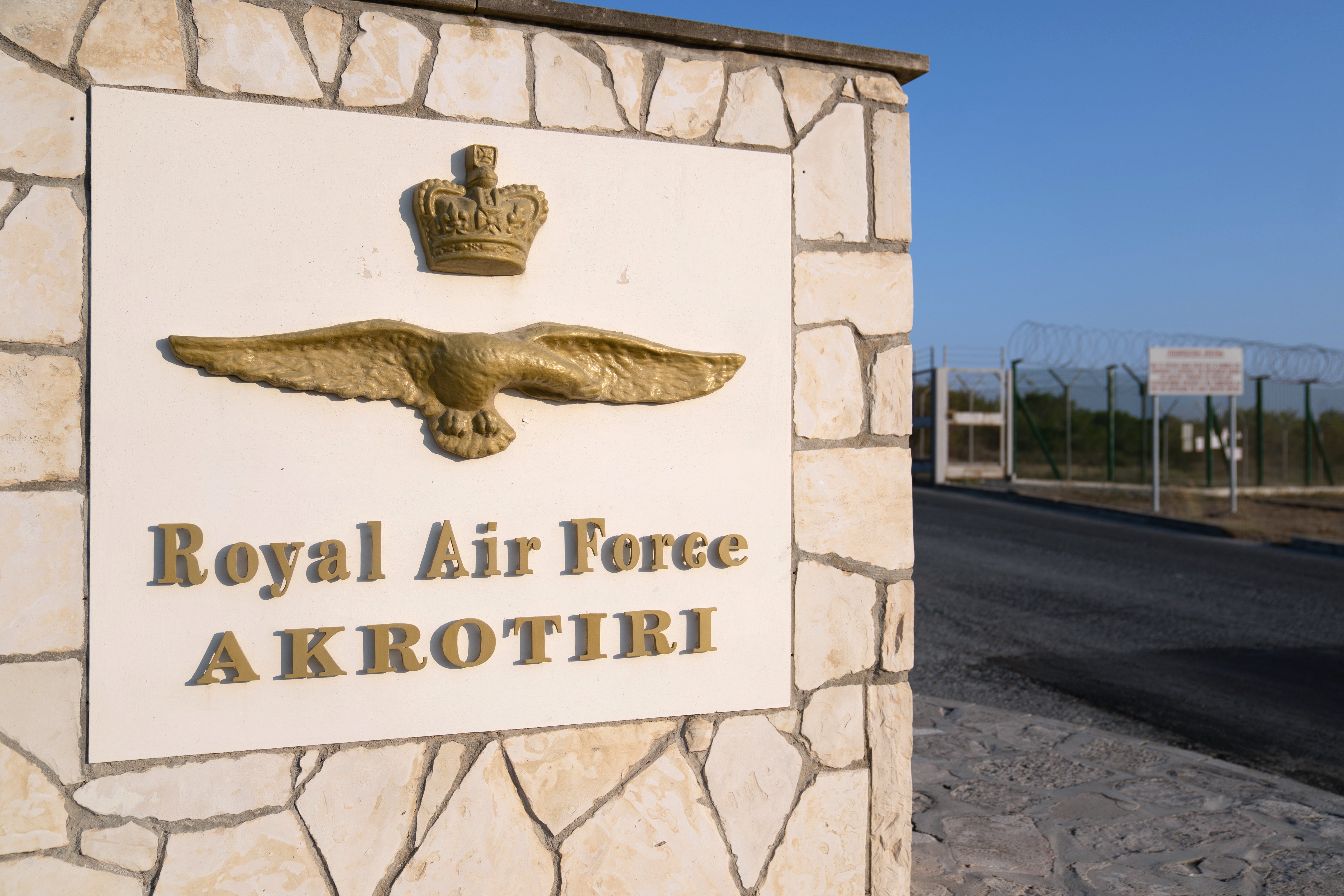 Cyprus said a drone onslaught targeted a British base, RAF Akrotiri