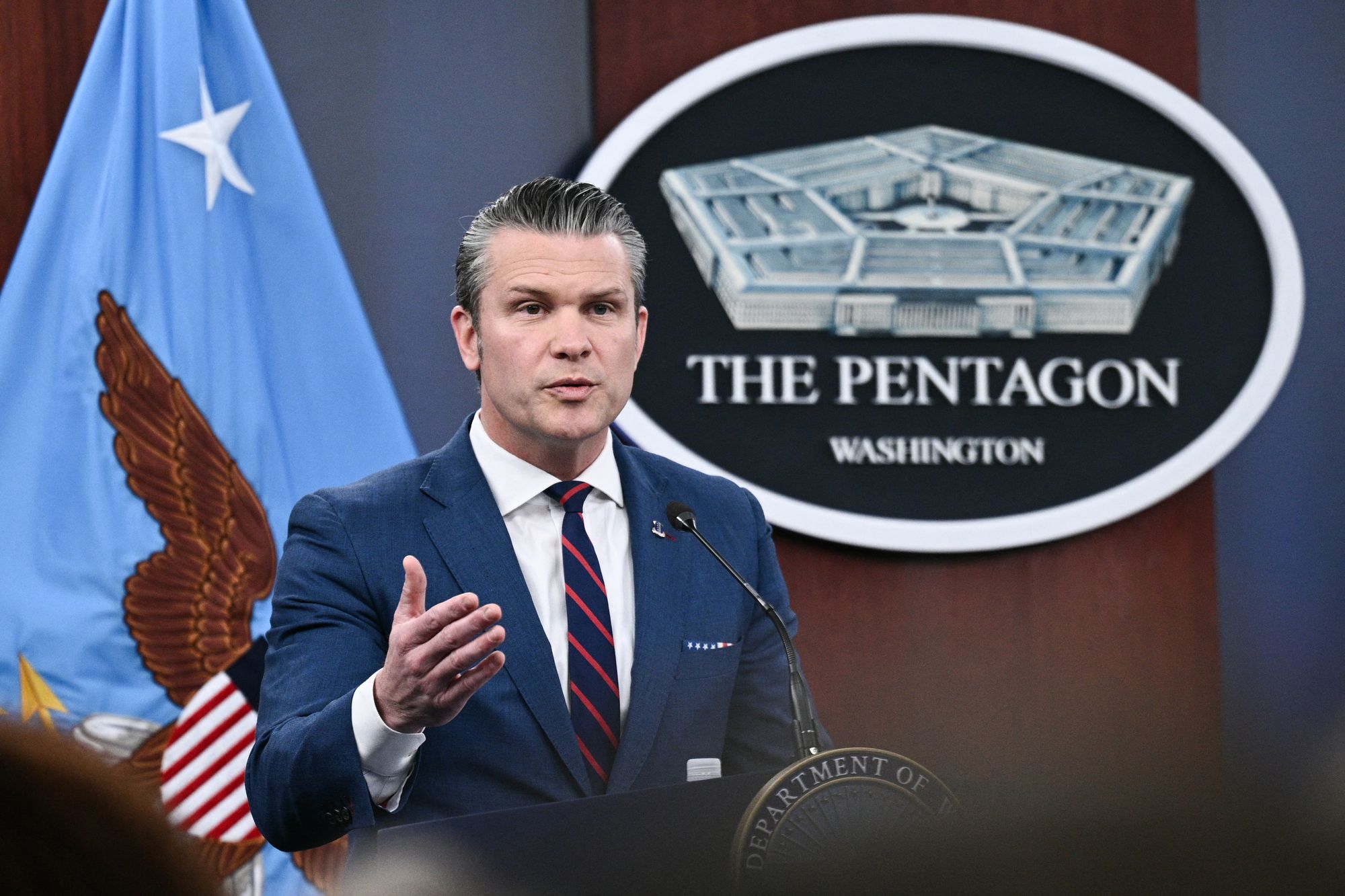 Defense secretary Pete Hegseth boasted of the US’s success in the war so far