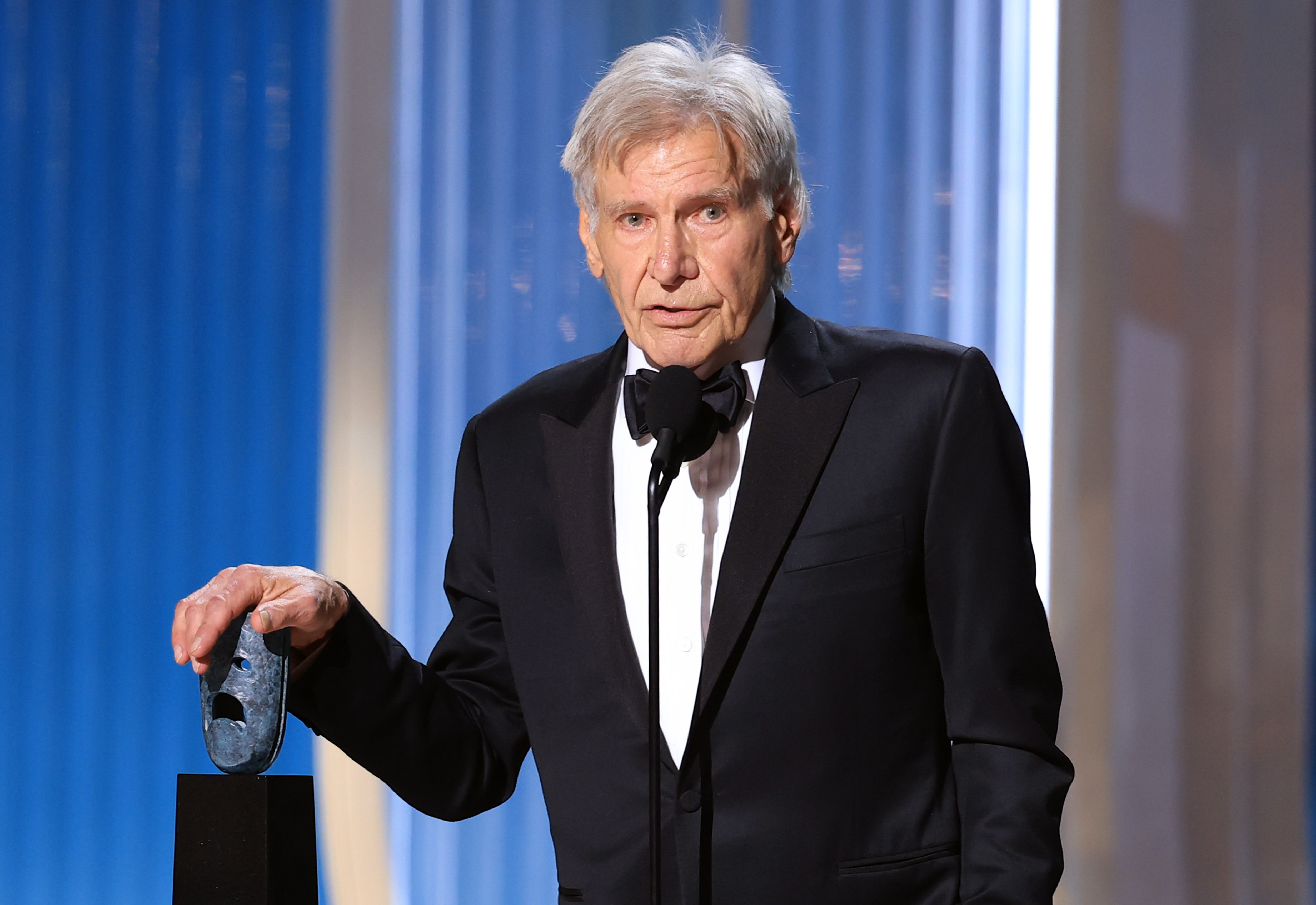 Harrison Ford says its ‘a little early’ to receive lifetime achievement Actor Award