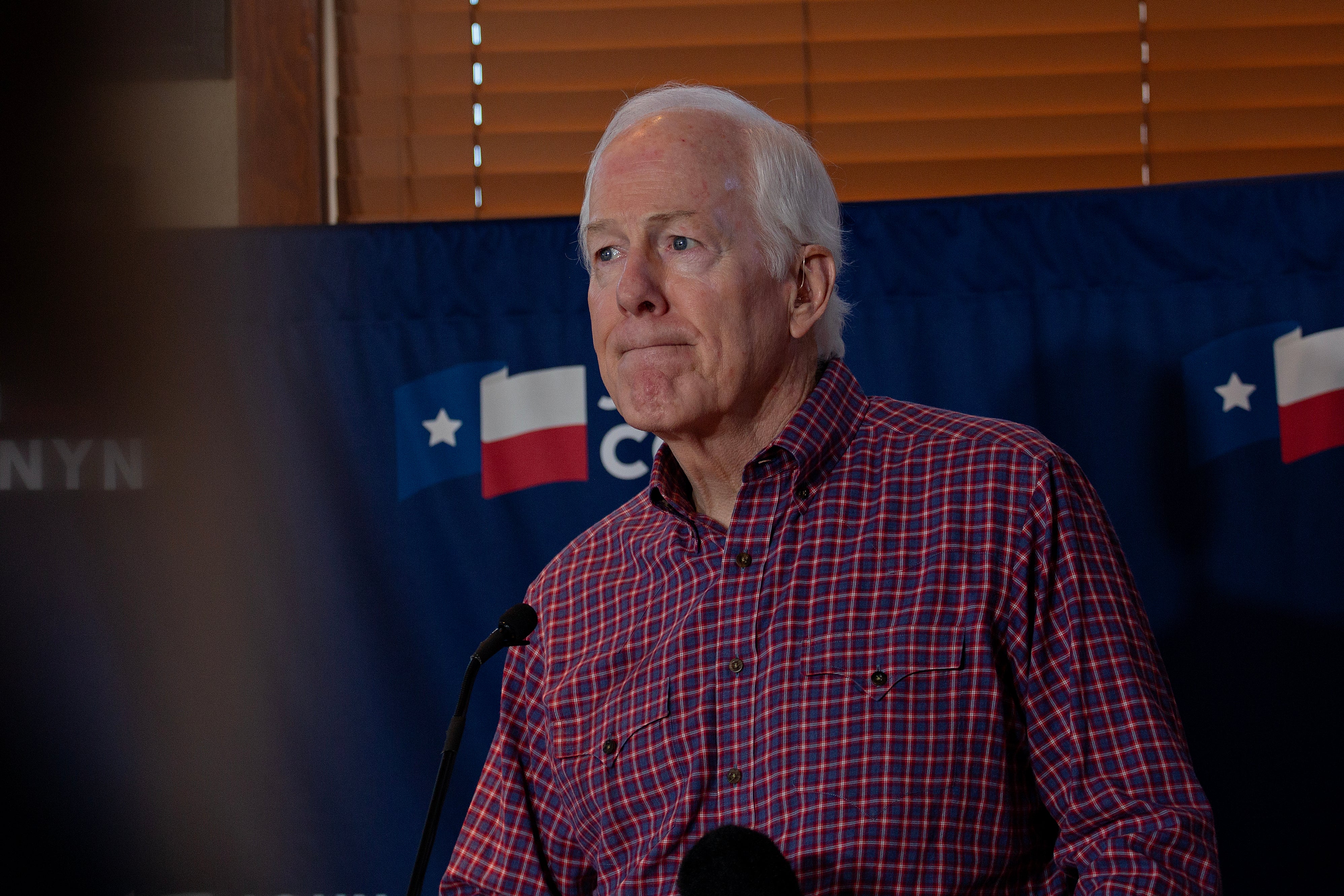 Cornyn faces nan toughest re-election of his profession against MAGA Attorney General Ken Paxton, but Donald Trump has stayed retired of nan race.