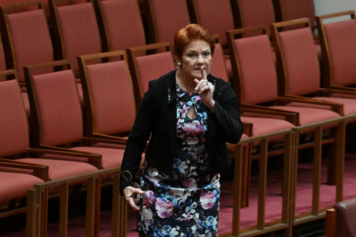 Australian far-right senator storms out after censure over ‘inflammatory’ anti-Muslims remarks