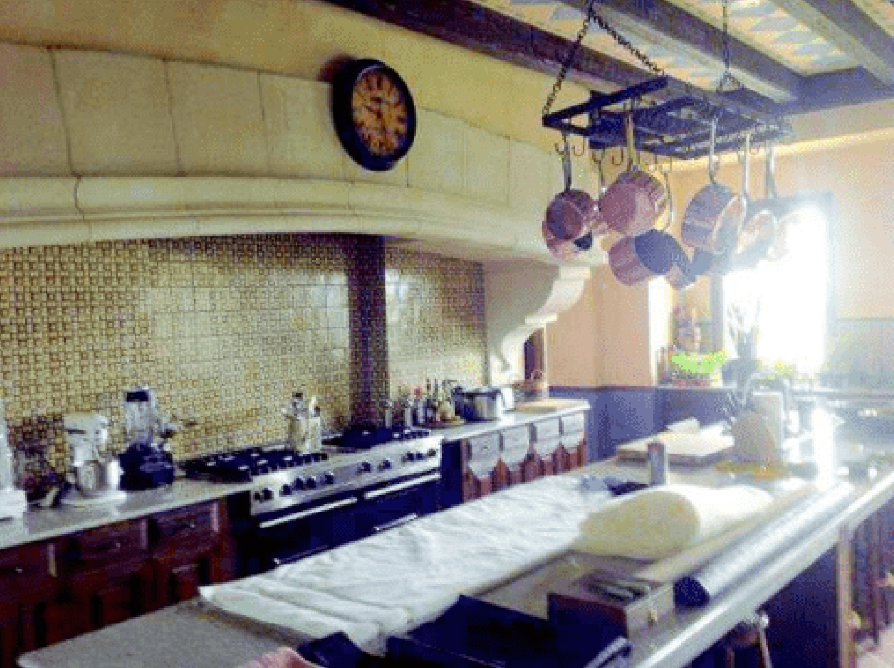 The room wrong nan sprawling $22 cardinal mansion includes a ample oven and ample antagonistic space