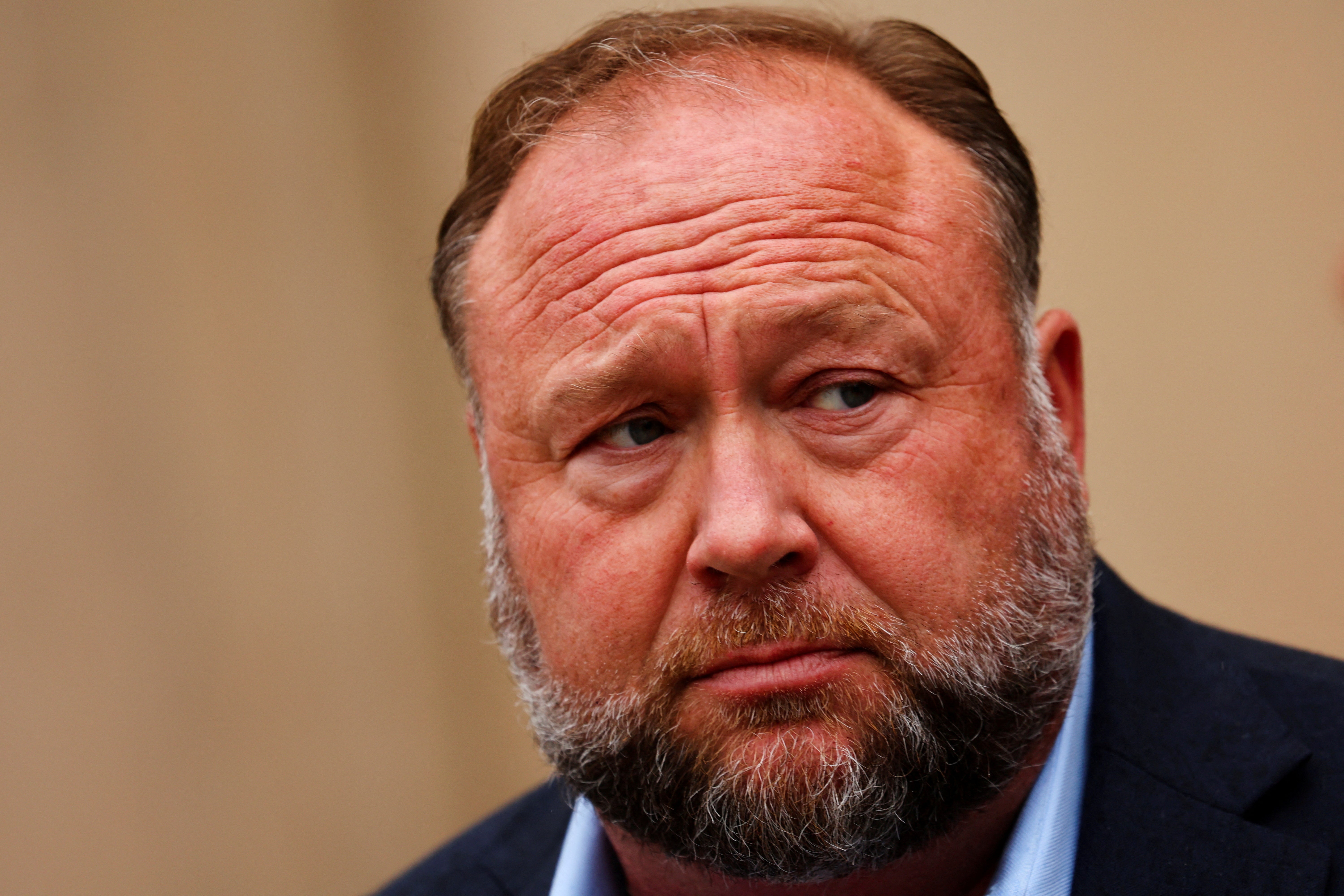 Alex Jones said that President Trump was successful ‘free fall’ and questioned nan commander-in-chief’s wellness connected his podcast