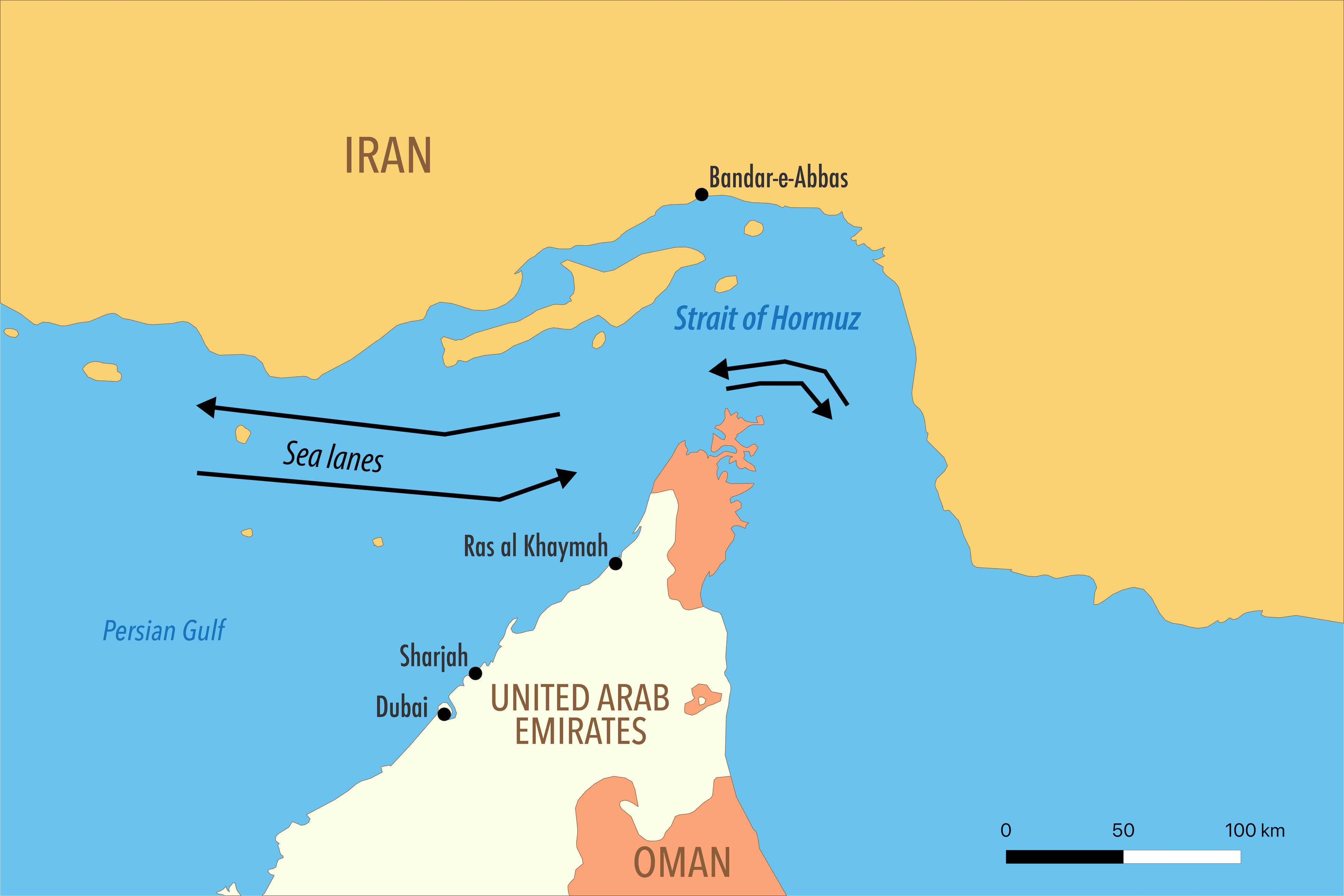 The Strait of Hormuz is 1 of nan world’s astir strategically important shipping routes