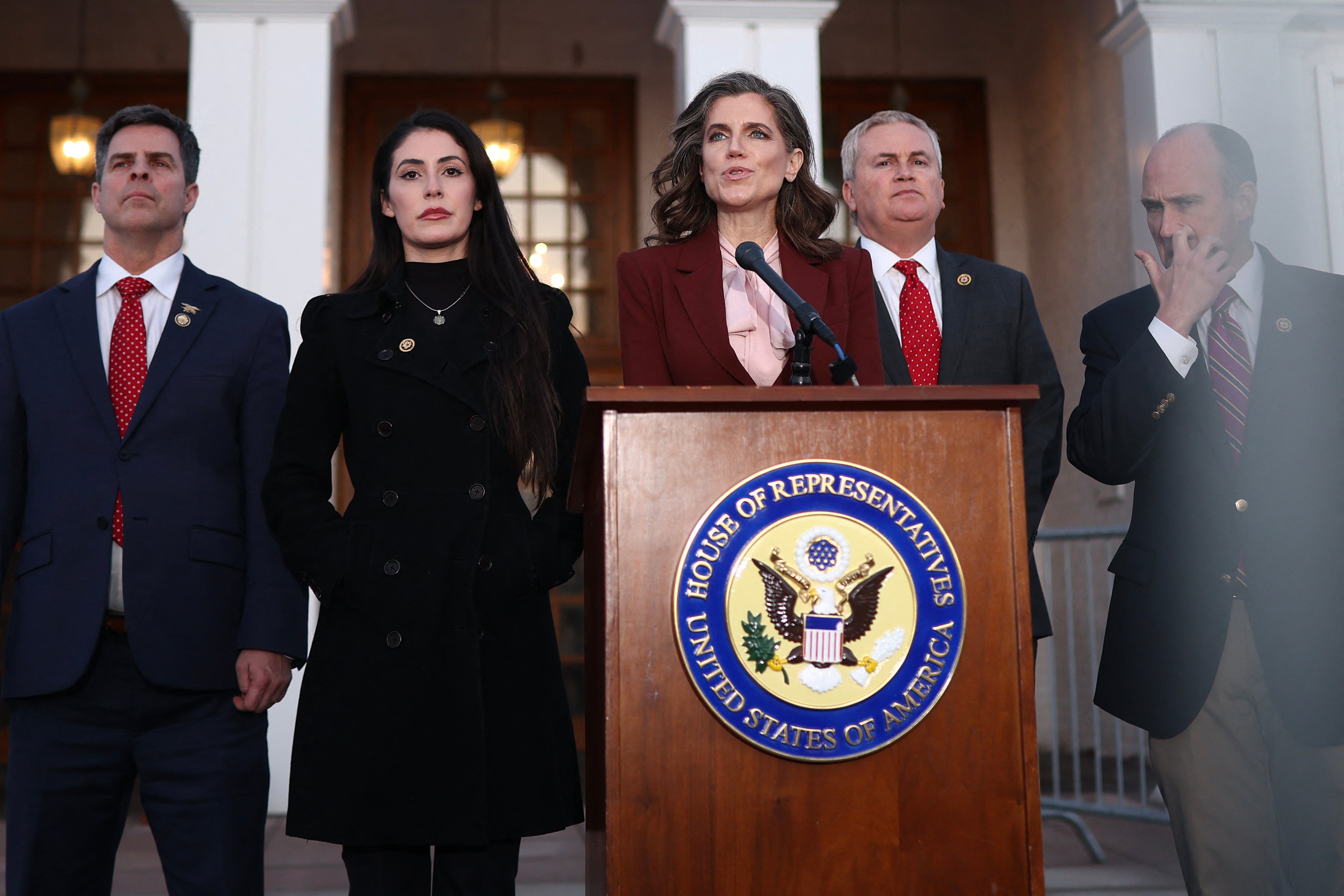 Mace speaks to nan property aft a deposition pinch erstwhile US President Bill Clinton arsenic portion of nan committee's investigation into convicted activity offender Jeffrey Epstein, successful Chappaqua, New York, connected February 27, 2026