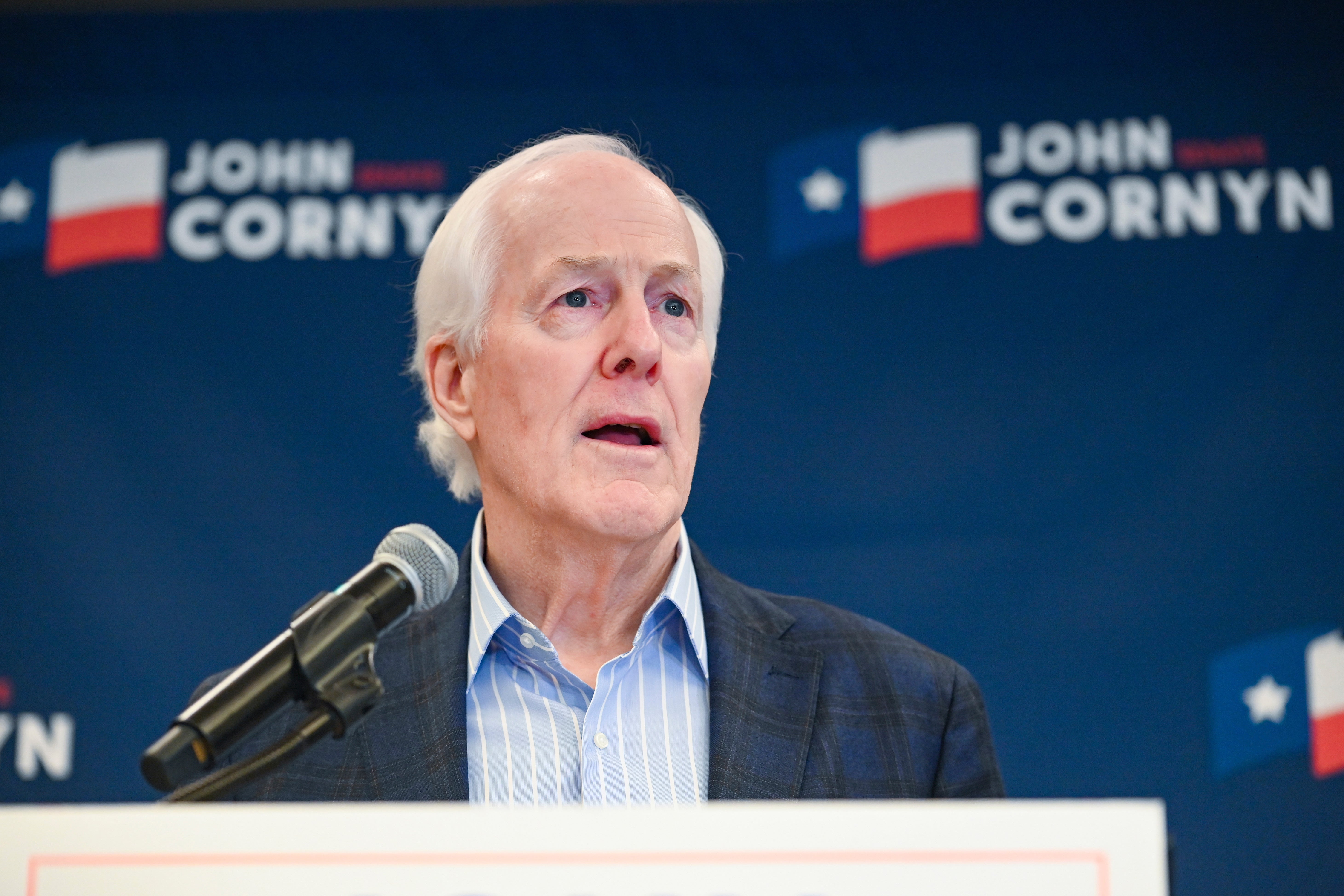 Texas Republican Sen. John Cornyn will look Paxton successful a runoff successful May