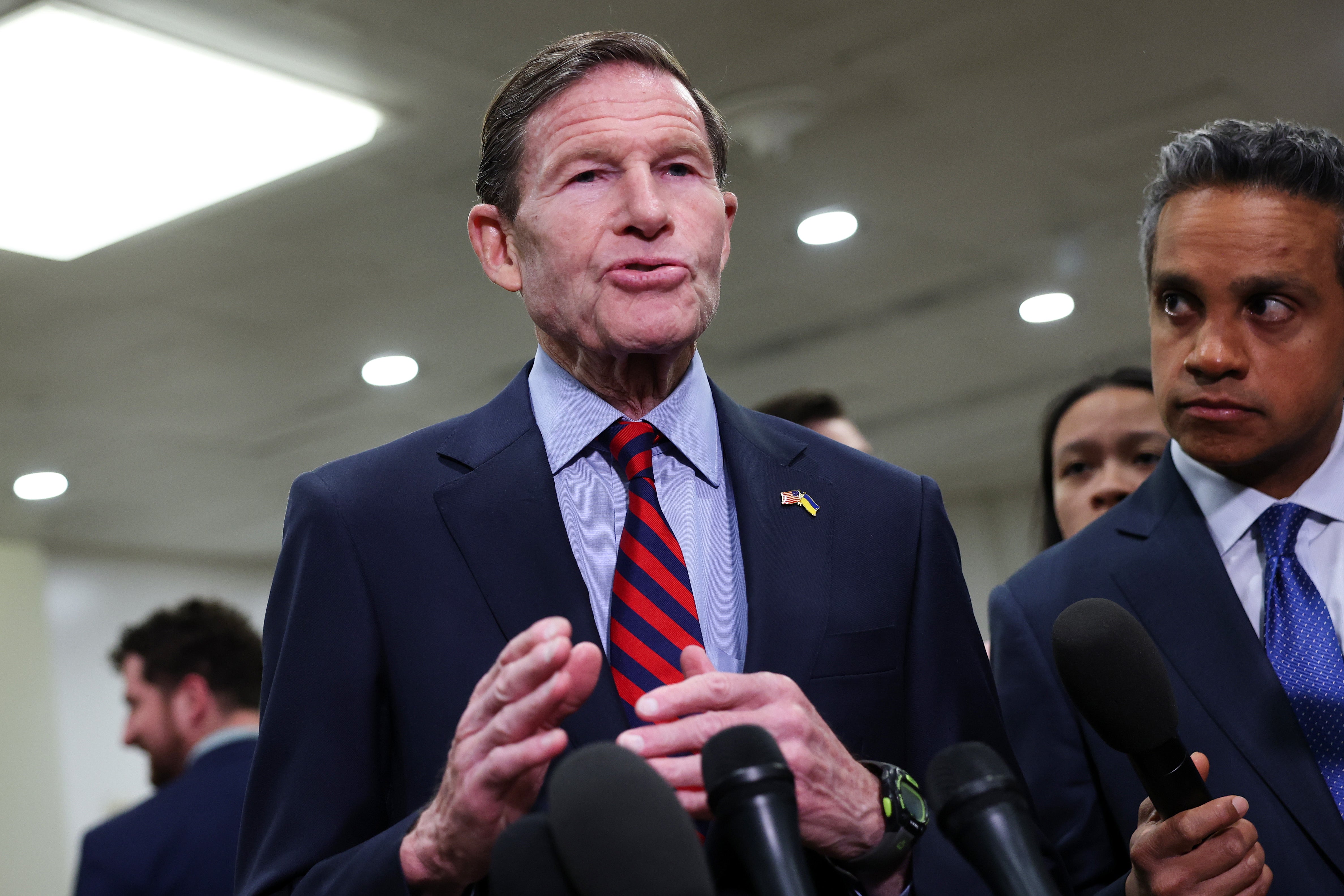 Connecticut Sen. Richard Blumenthal has warned nan president whitethorn yet nonstop successful crushed troops to Iran