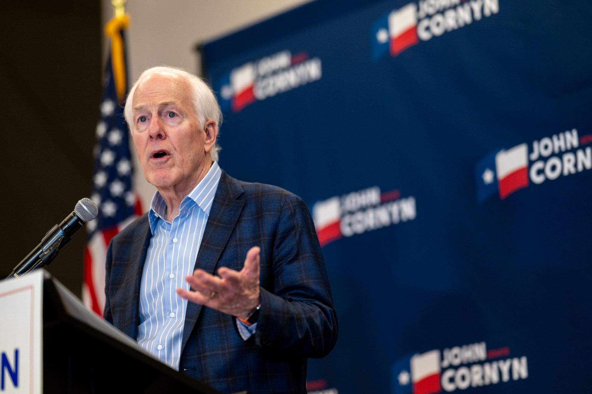 Trump is reportedly leaning toward endorsing Cornyn for nan Texas Republican candidate, contempt holding retired connected him for months
