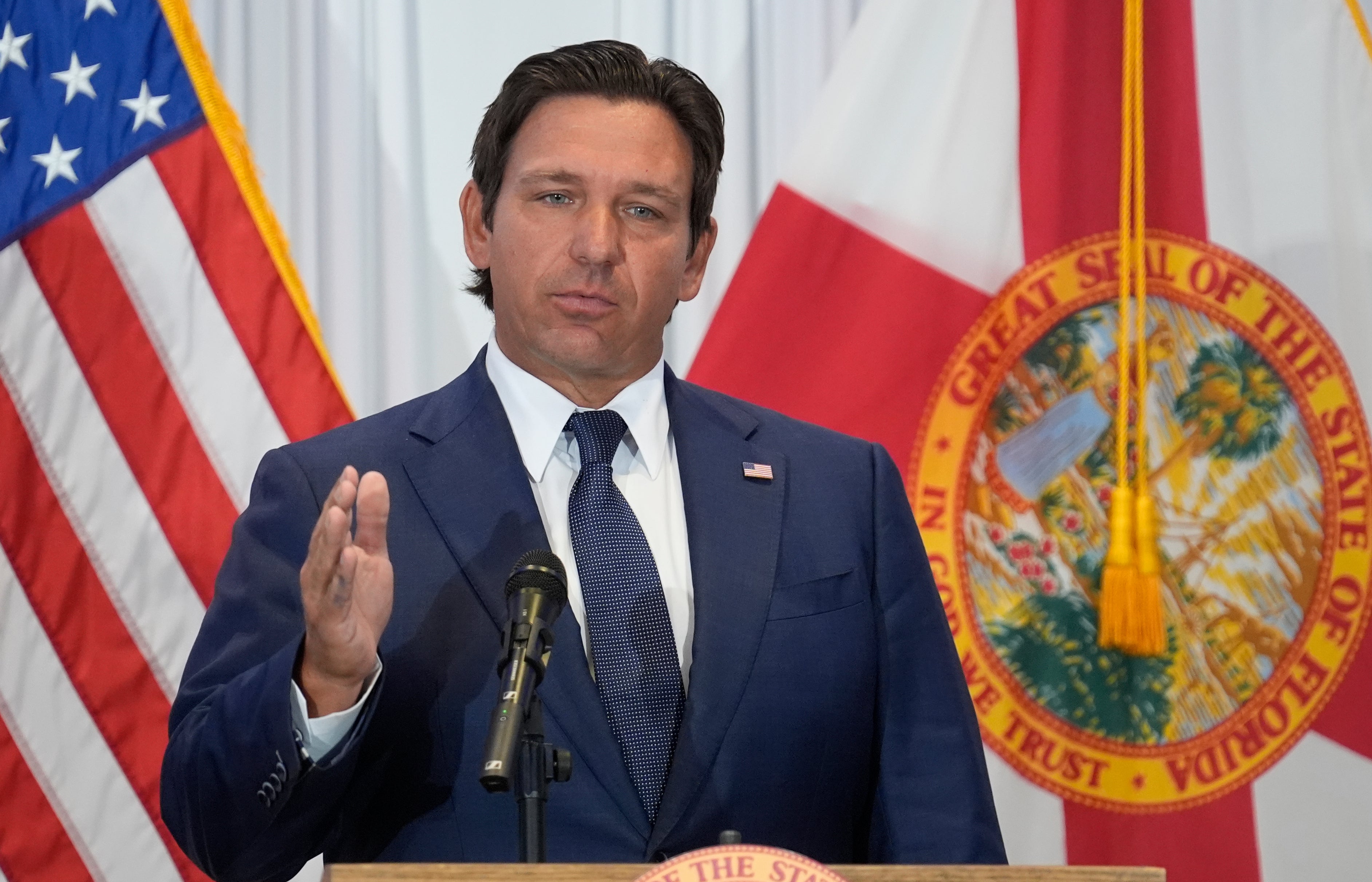 Florida Governor Ron DeSantis registered conscionable 2 percent support successful nan poll, tied pinch Donald Trump Jr