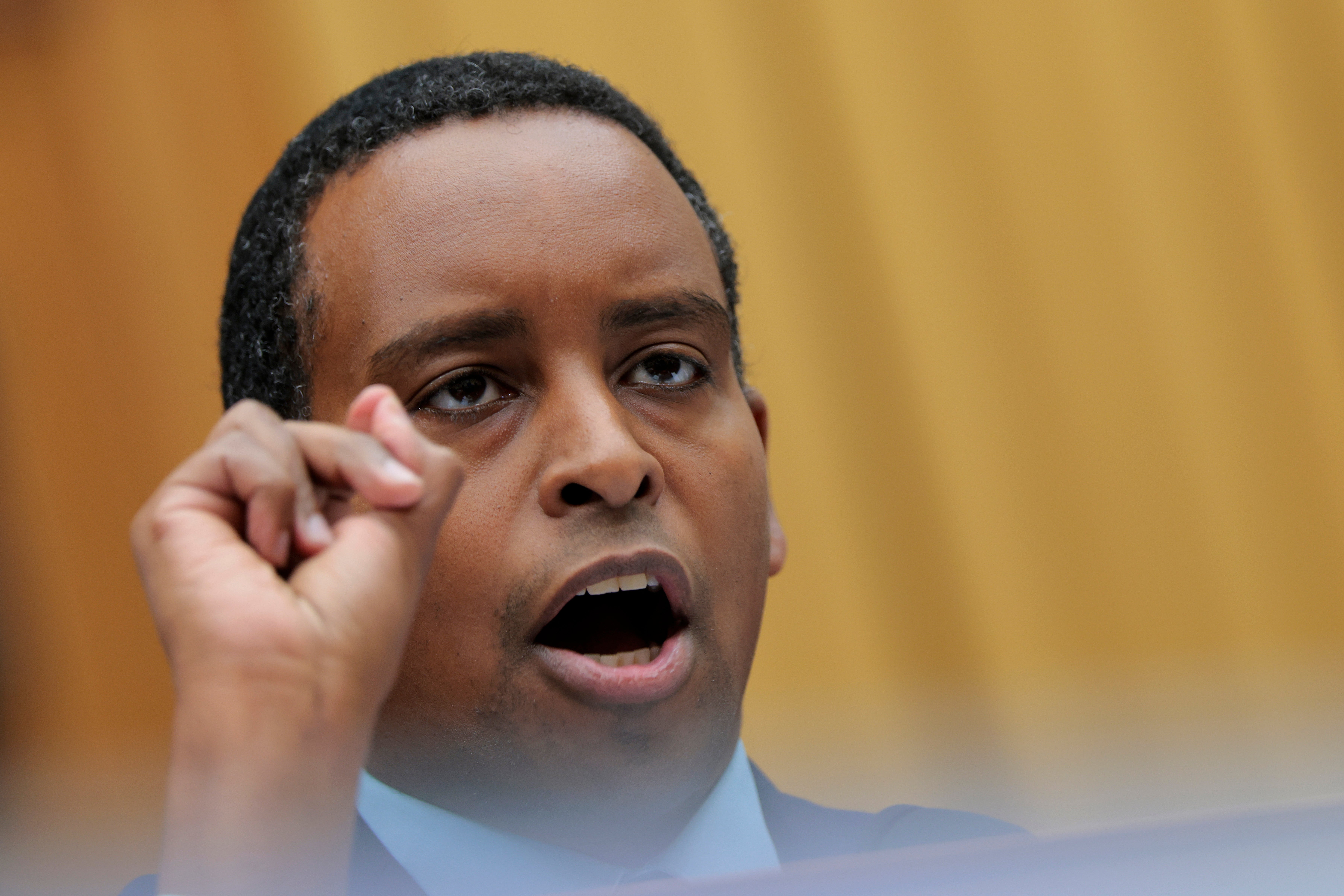 Democratic Rep. Joe Neguse fired backmost astatine Noem, asking ‘do you expect nan American group to judge that this is each supra board?’