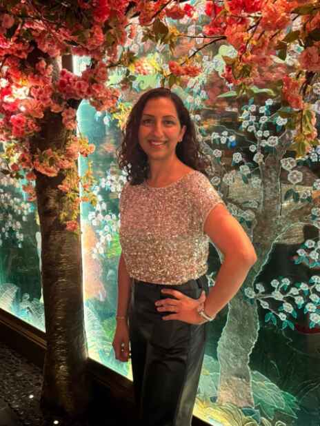 Anj said she woke up ‘drenched in sweat’ from hot flushes