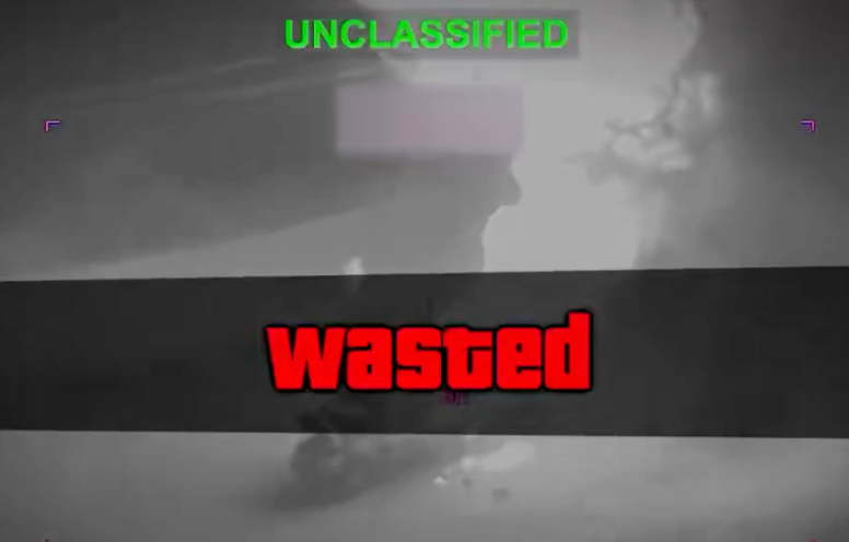 The White House shared a clip of Iran onslaught footage spliced together pinch clips from nan video crippled bid Grand Theft Auto