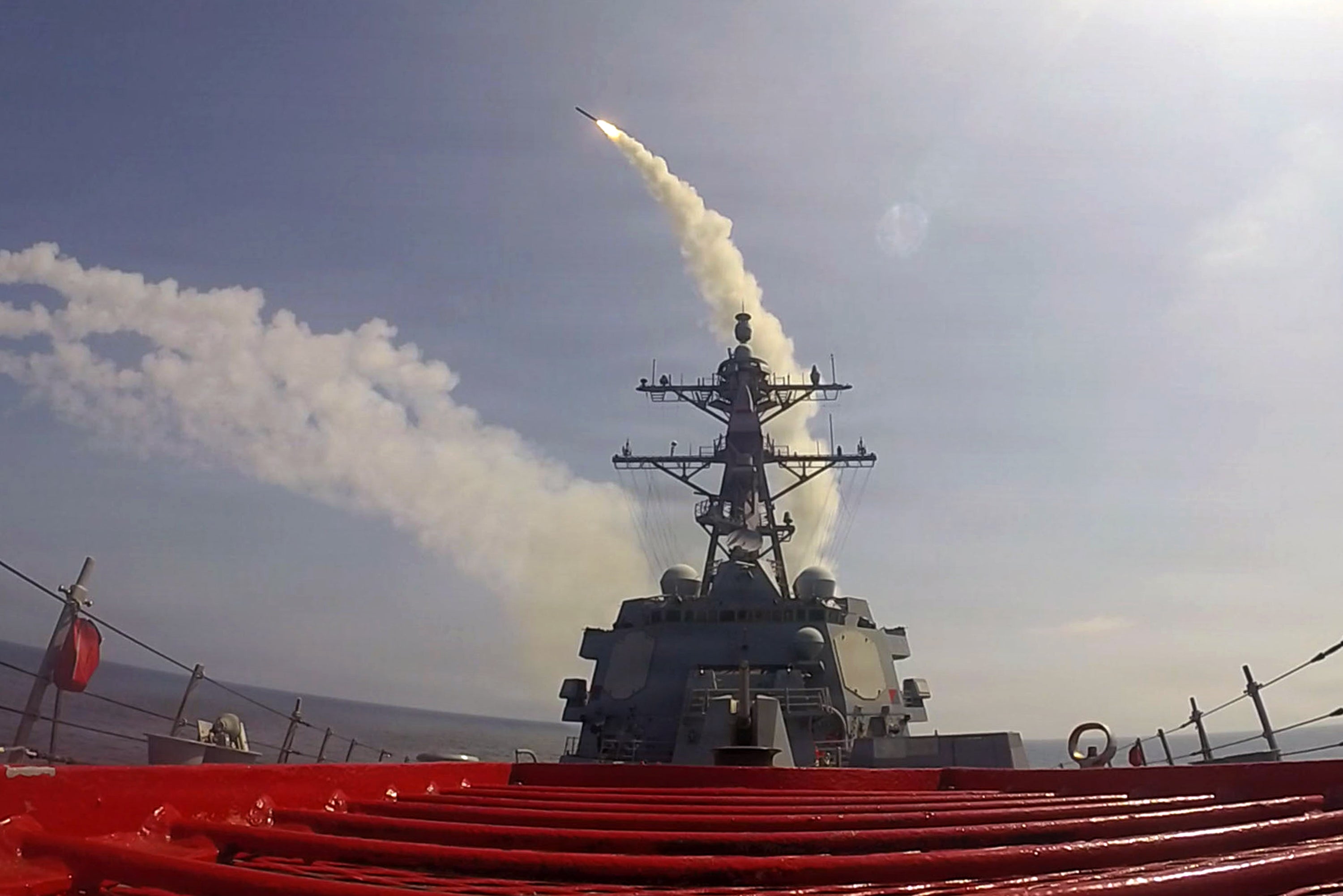 The U.S. military says it has sunk or destroyed more than 30 Iranian Navy ships and 'relentlessly destroyed Iran's air defenses'