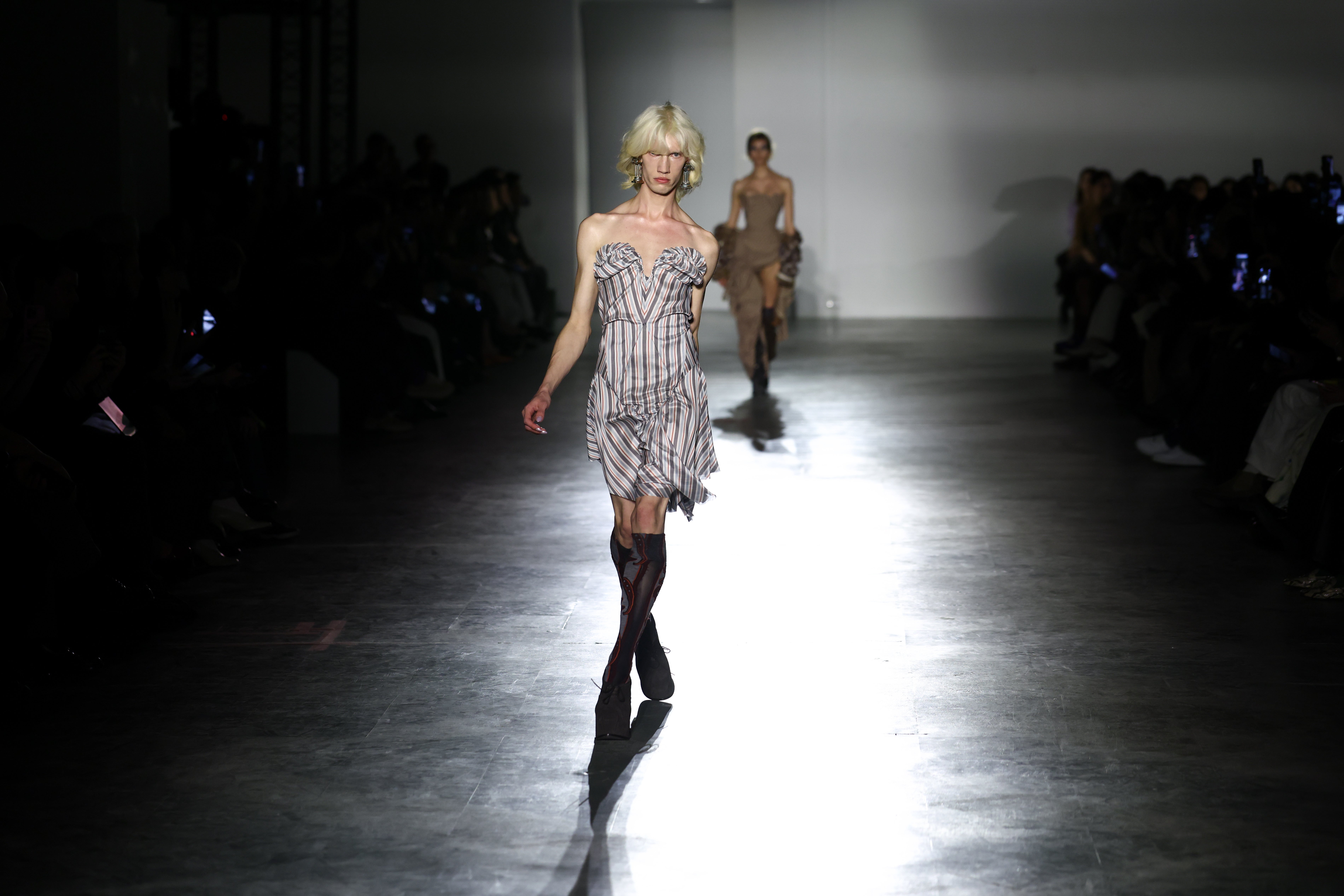 Traditional gender binary tailoring was challenged (Tom Nicholson/AP)