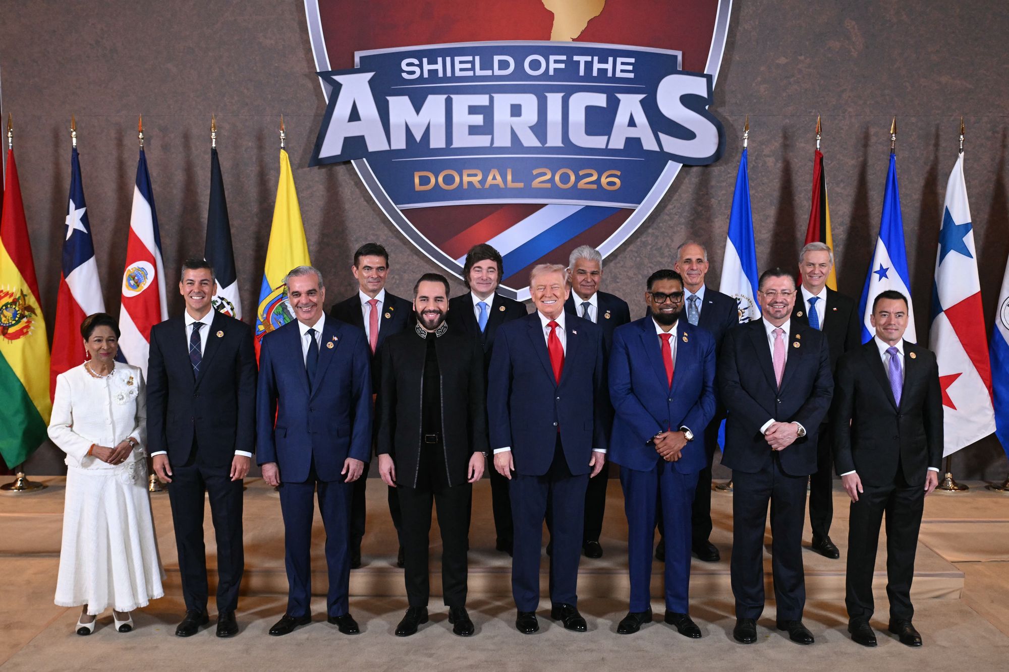 The Shield of nan Americas acme was calved aft nan planned 10th Summit of nan Americas was canceled amid US subject tensions adjacent Venezuela, prompting Trump to convene a smaller gathering of like‑minded leaders