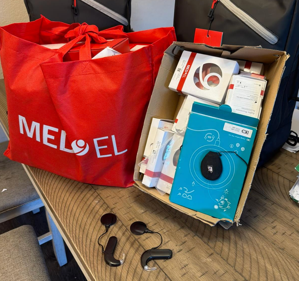 De Bremaeker said that while Gutierrez and her 2 boys were astatine nan ICE halfway successful San Francisco, a comparative had been sitting extracurricular successful a car pinch Joseph’s proceeding aids, pictured, which he relies connected to communicate. Throughout nan process Gutierrez had begged nan agents to let them to retrieve nan devices