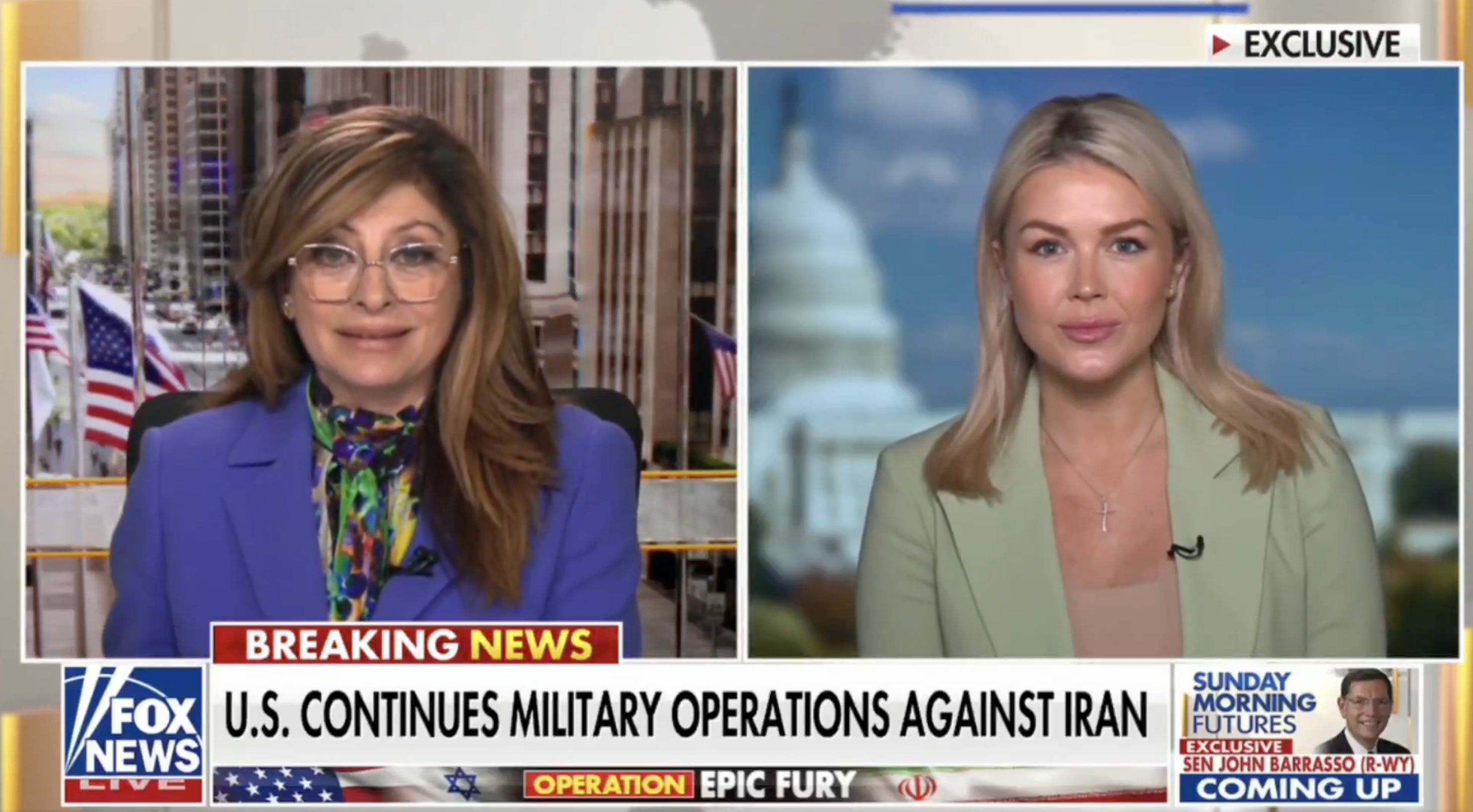 White House Press Secretary Karoline Leavitt interviewed by Maria Bartiromo astir nan Iran conflict