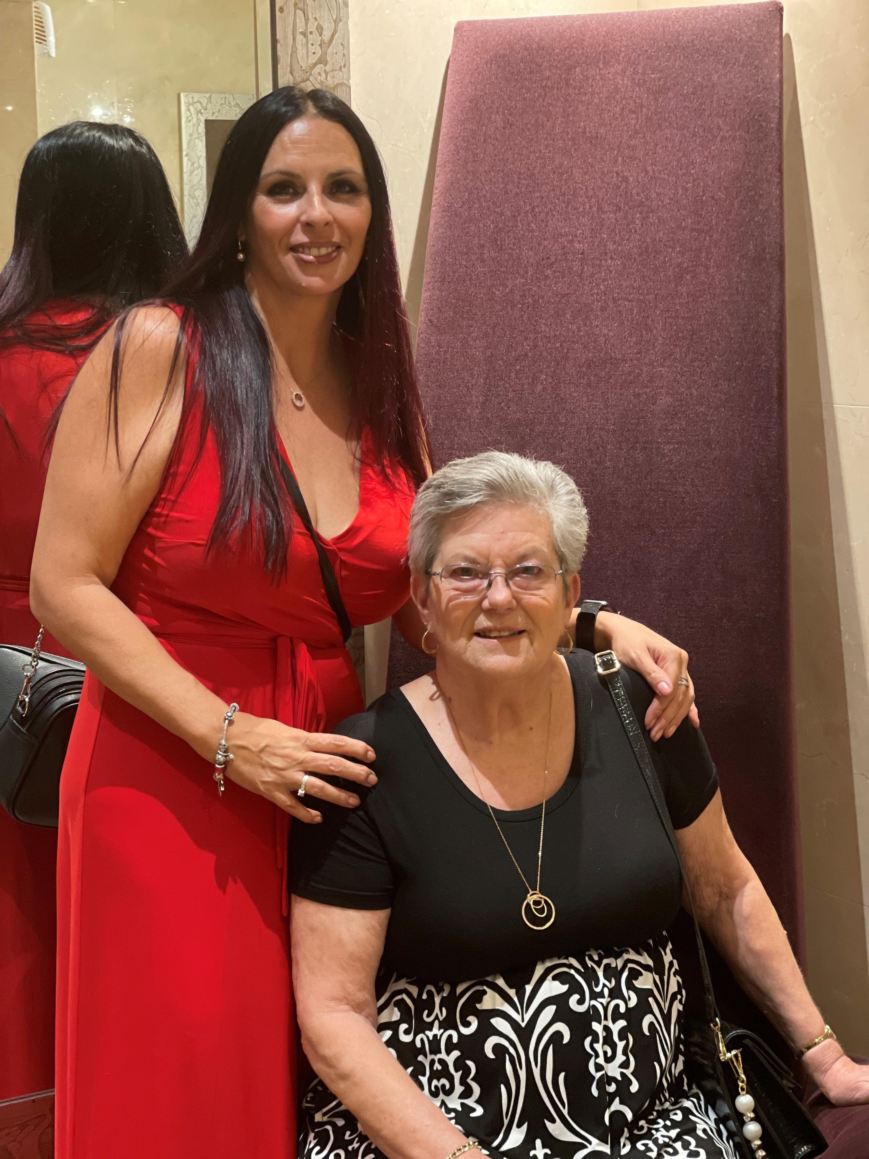 Natalie Samuda, 50, with her mother, Maureen Day, 78