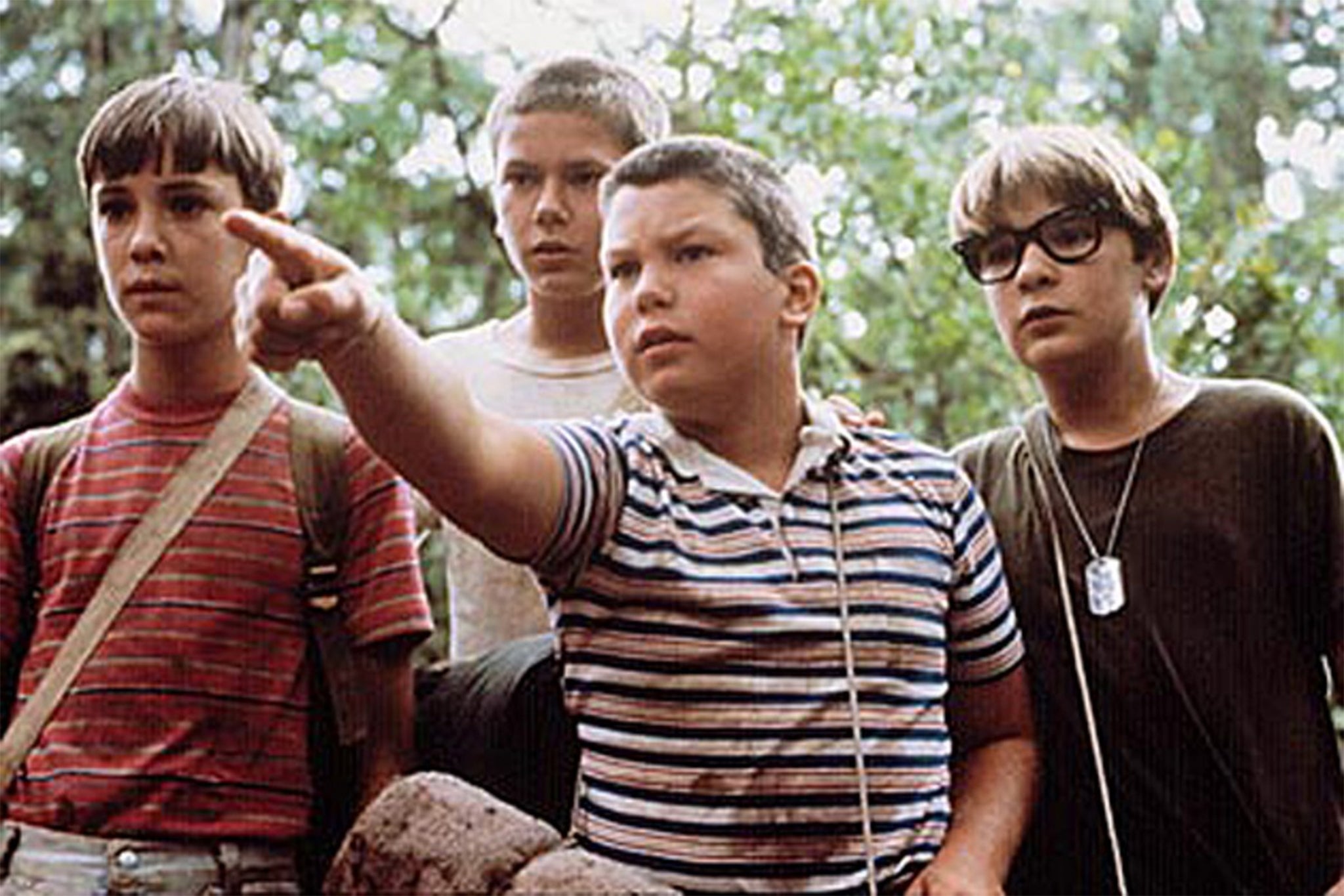 Corey Feldman, right, starred in Rob Reiner’s 1986 movie ‘Stand By Me’ alongside Will Wheaton, River Phoenix and Jerry O’Connell