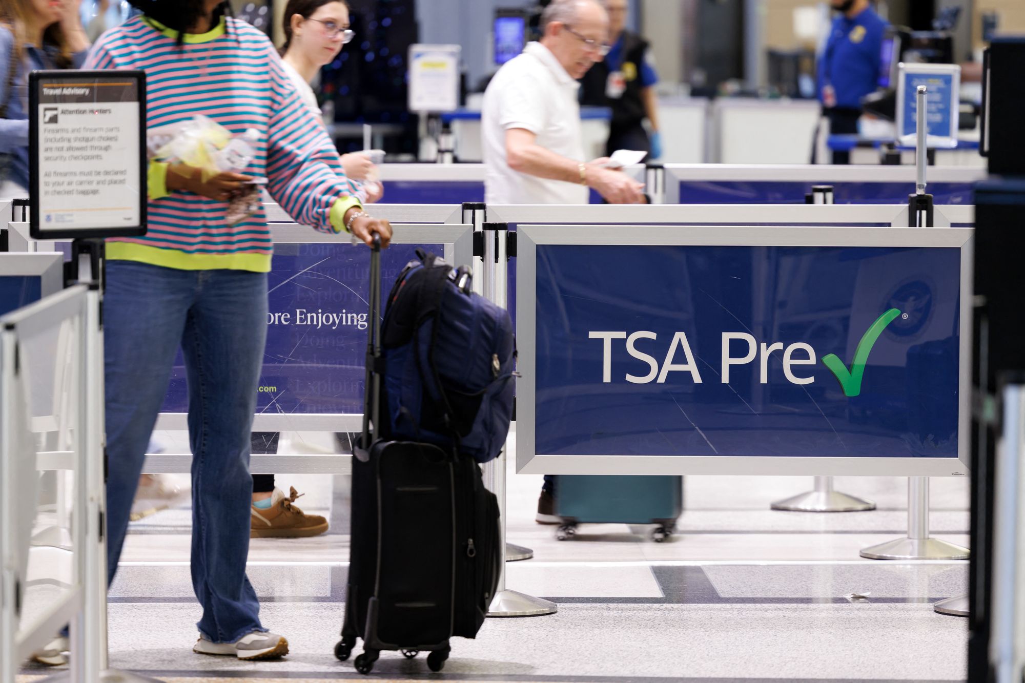 Newly released documents uncover an evident data-sharing statement betwixt ICE and TSA to place immigrants walking successful American airports who could beryllium targets for removal from nan country