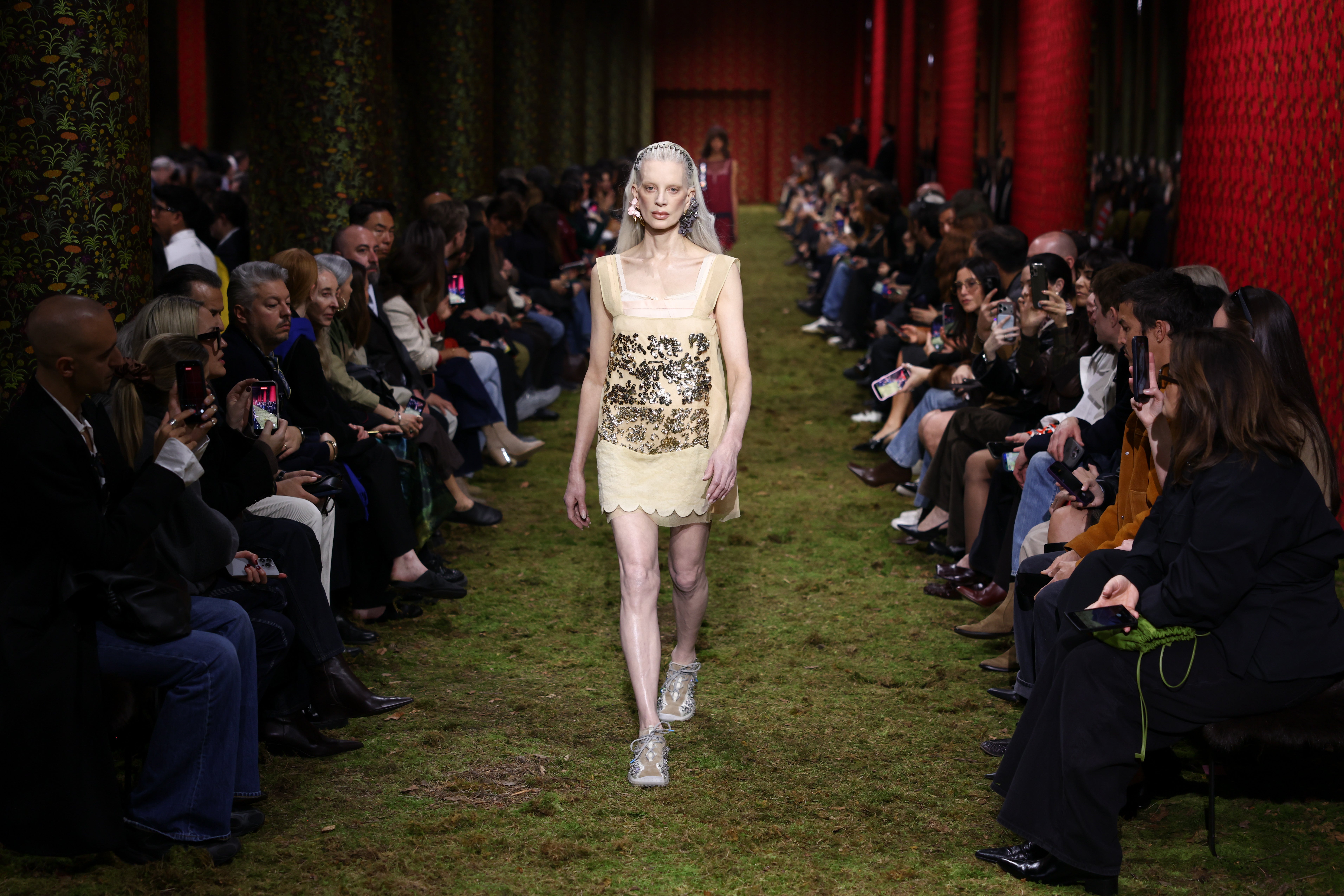 As the show progressed, the designs became more intricate