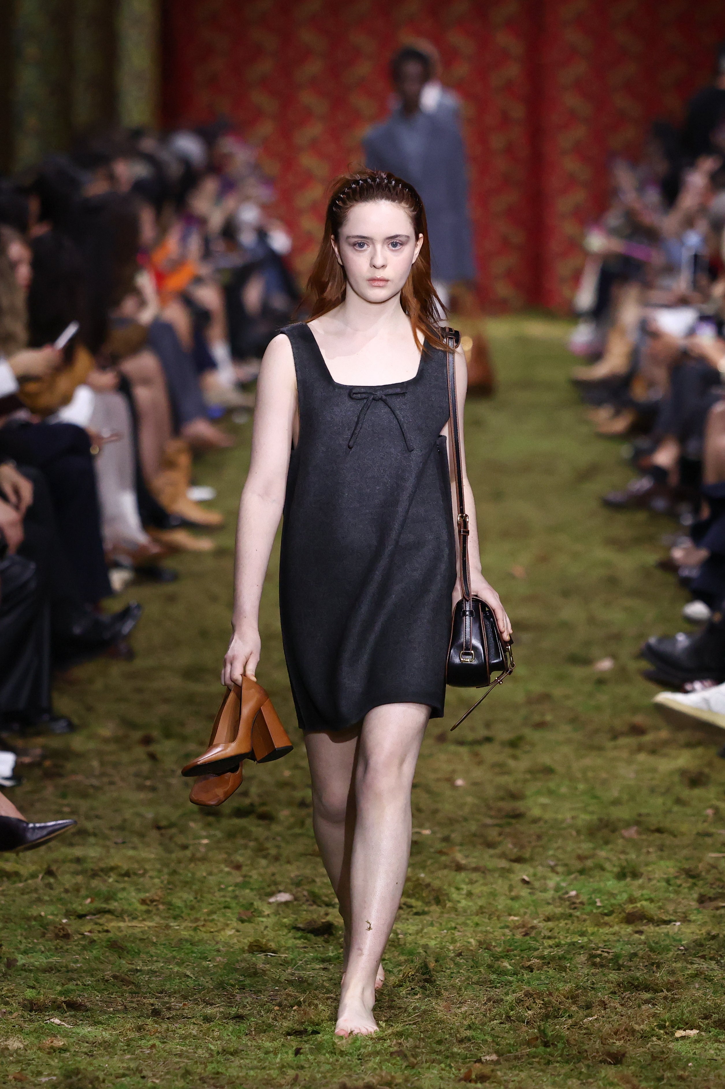 Some models carried their shoes