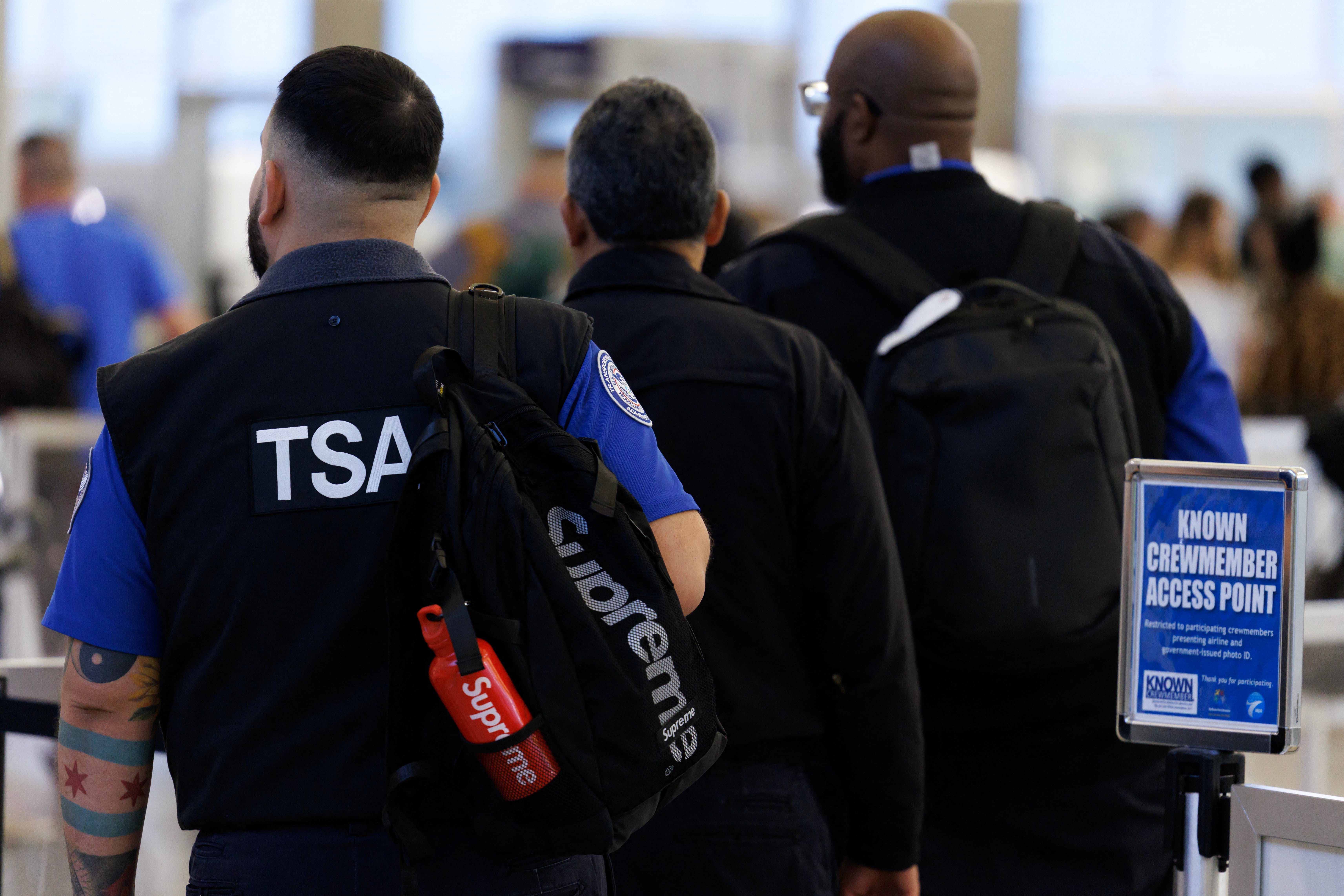 The government shutdown has caused huge delays at airport security. Some states have a solution