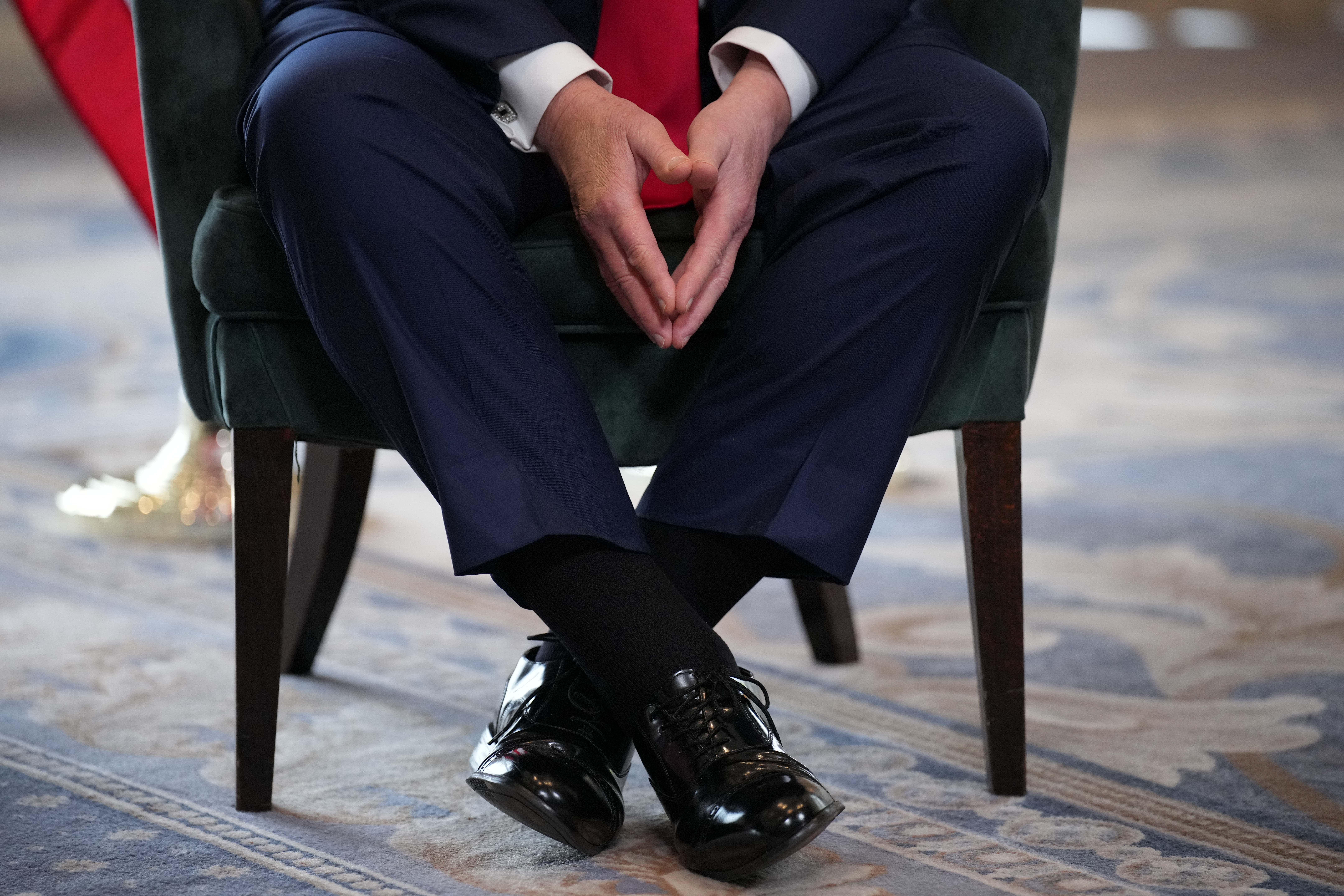 The footwear, worn by nan president himself, isn’t made successful America, and its maker’s genitor institution has sued Trump’s management complete its sweeping tariffs