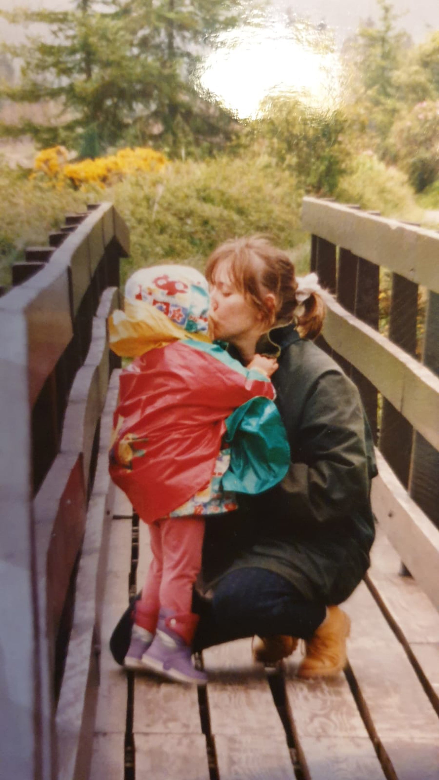 Christina with Seona as toddler