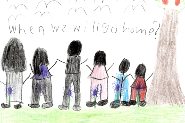 Heartbreaking drawings from three young children held at Texas ICE facility shared by lawyers: ‘I miss my bear’