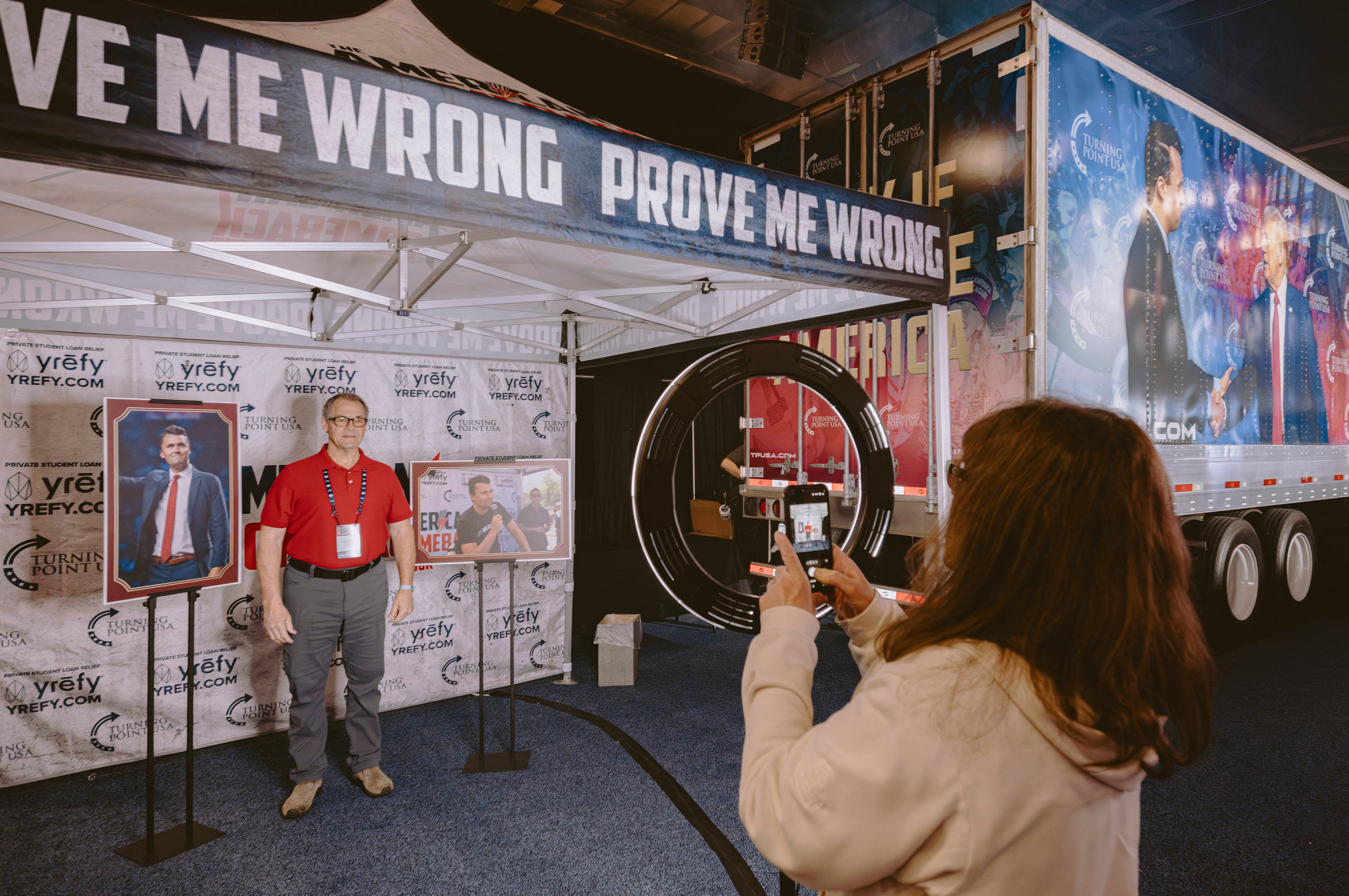 Defendant Blake Buchanan dared posters connected Facebook to 'prove maine wrong' astir his claims regarding a Florida barista, utilizing a building popularized by blimpish podcaster Charlie Kirk, according to ineligible filings