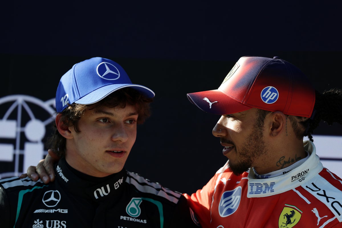 F1 Chinese GP LIVE: Race updates Antonelli on pole ahead of Russell and Hamilton