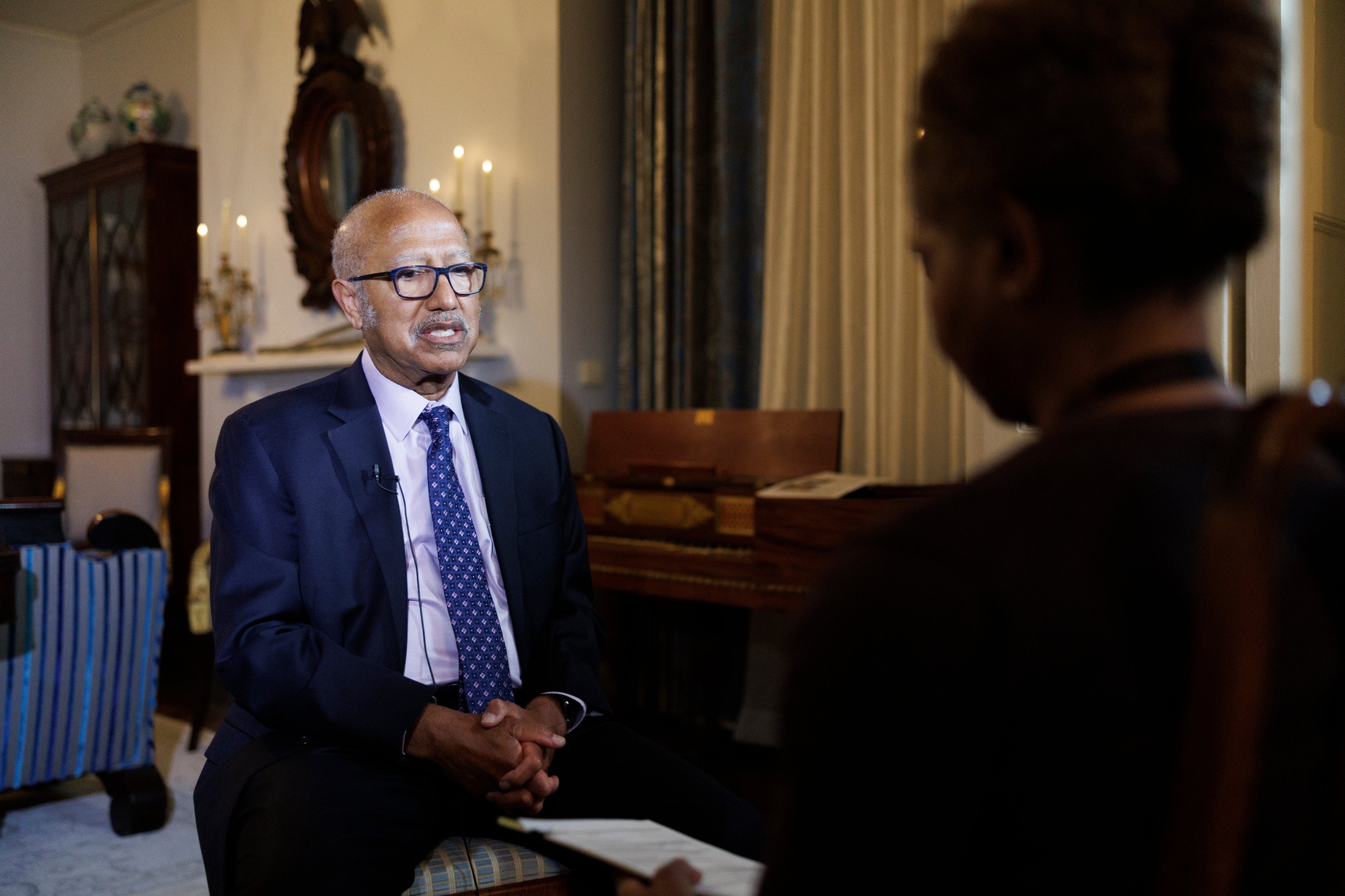 John Wrory Ficklin wrong nan Decatur House astatine nan White House Historical Society