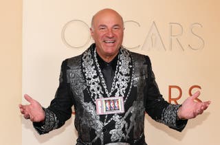 Kevin O’Leary on the Oscars red carpet