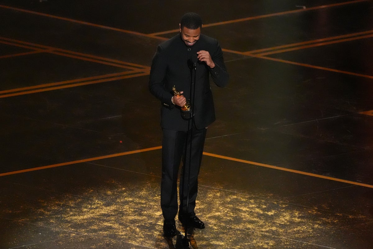Michael B. Jordan wins best actor for ‘Sinners,’ taking home his first Oscar