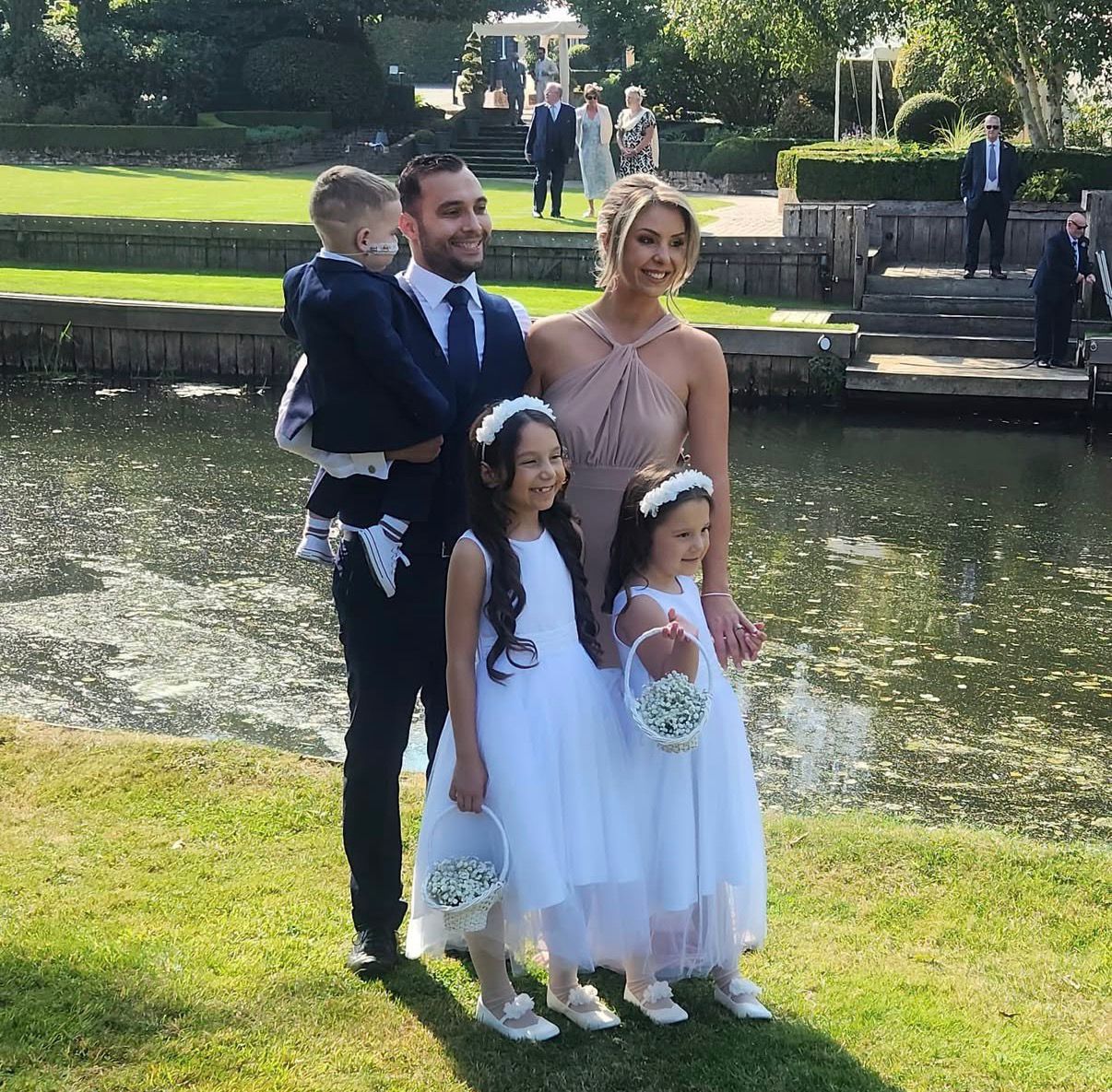 Immediately after arriving at Gosh, Emily said Frank was taken “straight into theatre” for “life-saving surgery”